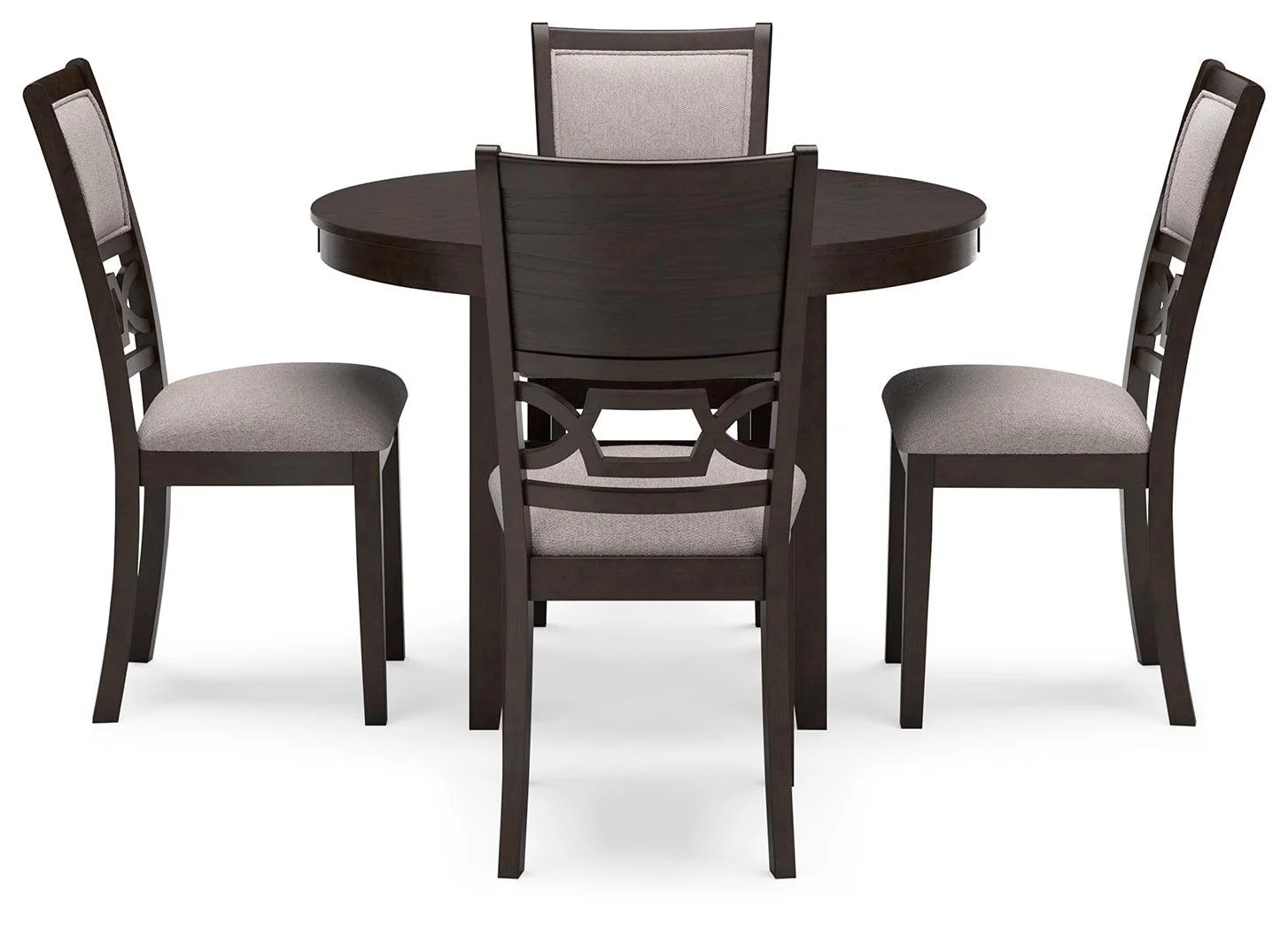 Langwest Brown Dining Table And 4 Chairs (Set of 5) - Image 3
