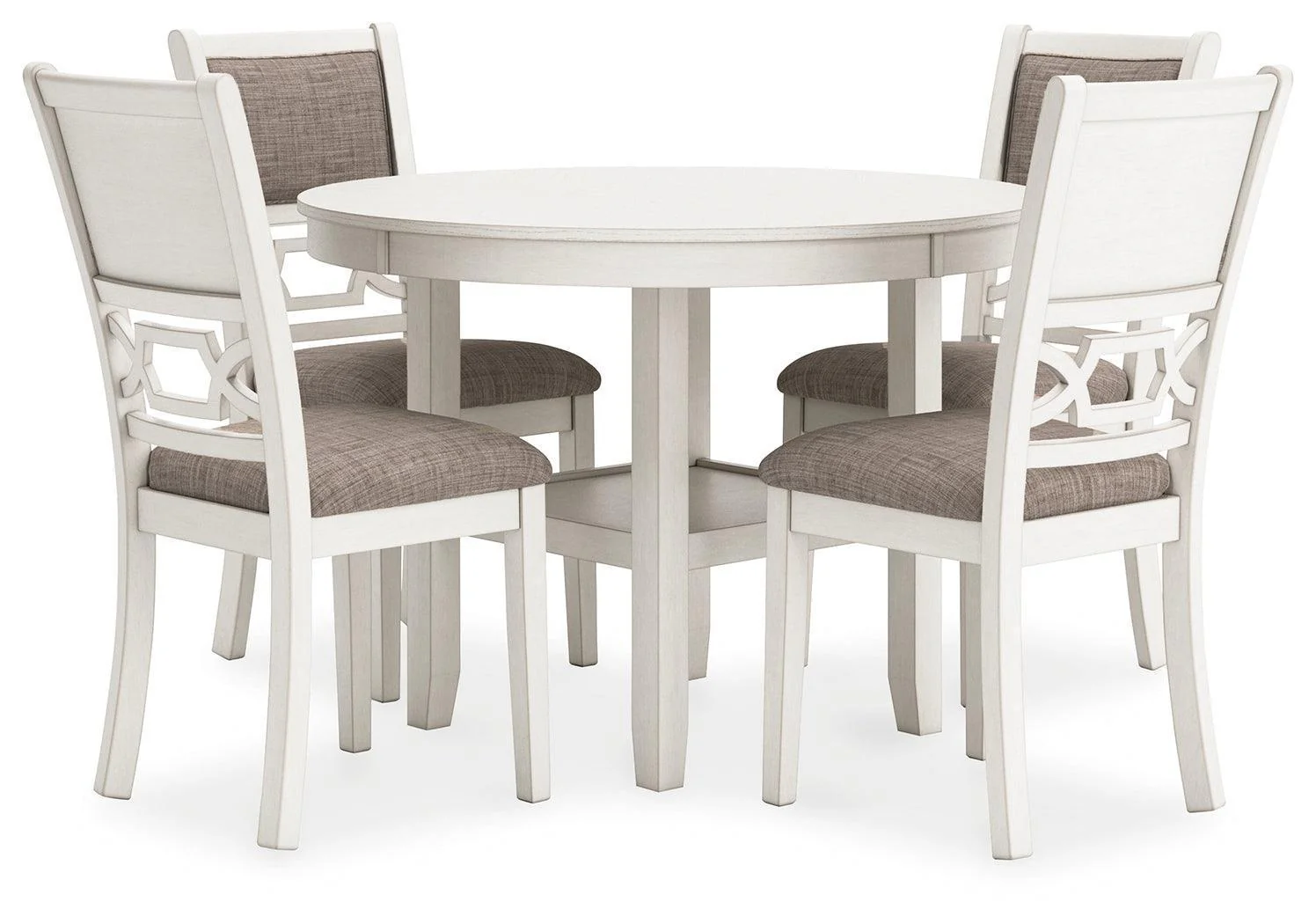 Erinberg Antique White Dining Table and 4 Chairs (Set of 5) - Image 2