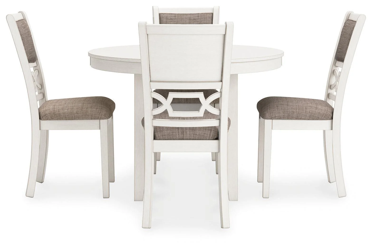 Erinberg Antique White Dining Table and 4 Chairs (Set of 5) - Image 3