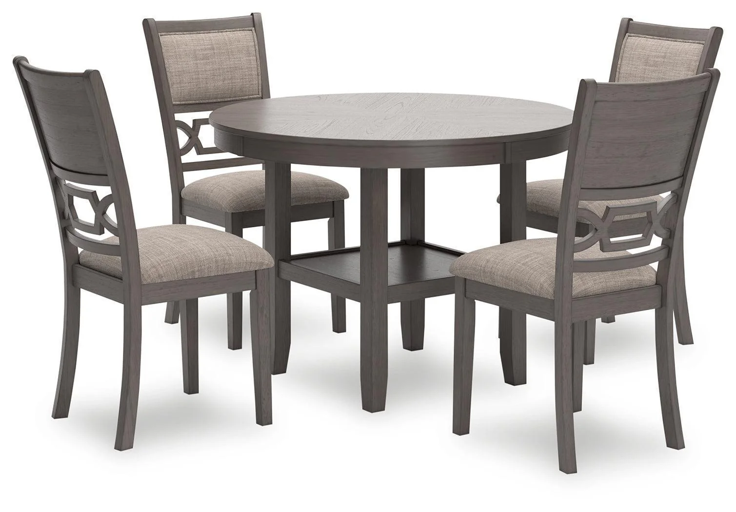 Wrenning Gray Dining Table And 4 Chairs (Set of 5) - Image 1