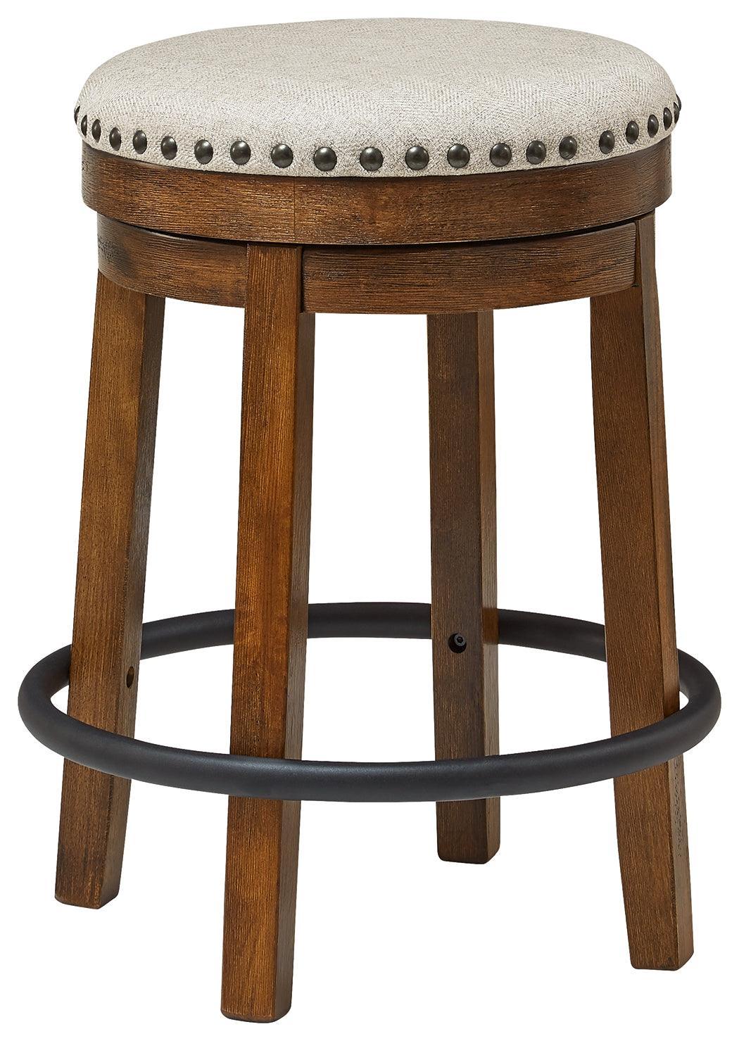 Valebeck Brown Black Counter Height Stool - Image 2