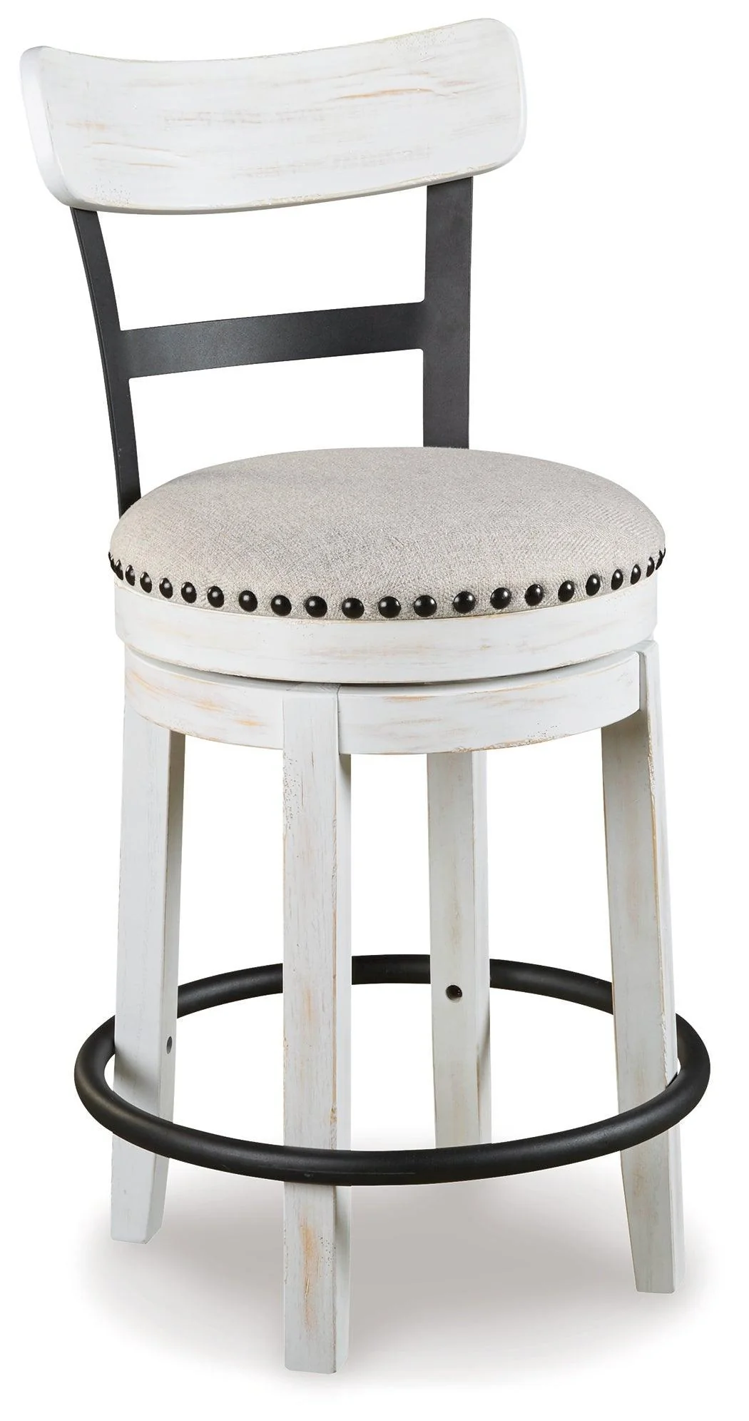 Valebeck White Brown Counter Height Dining Table And 2 Barstools - Image 3