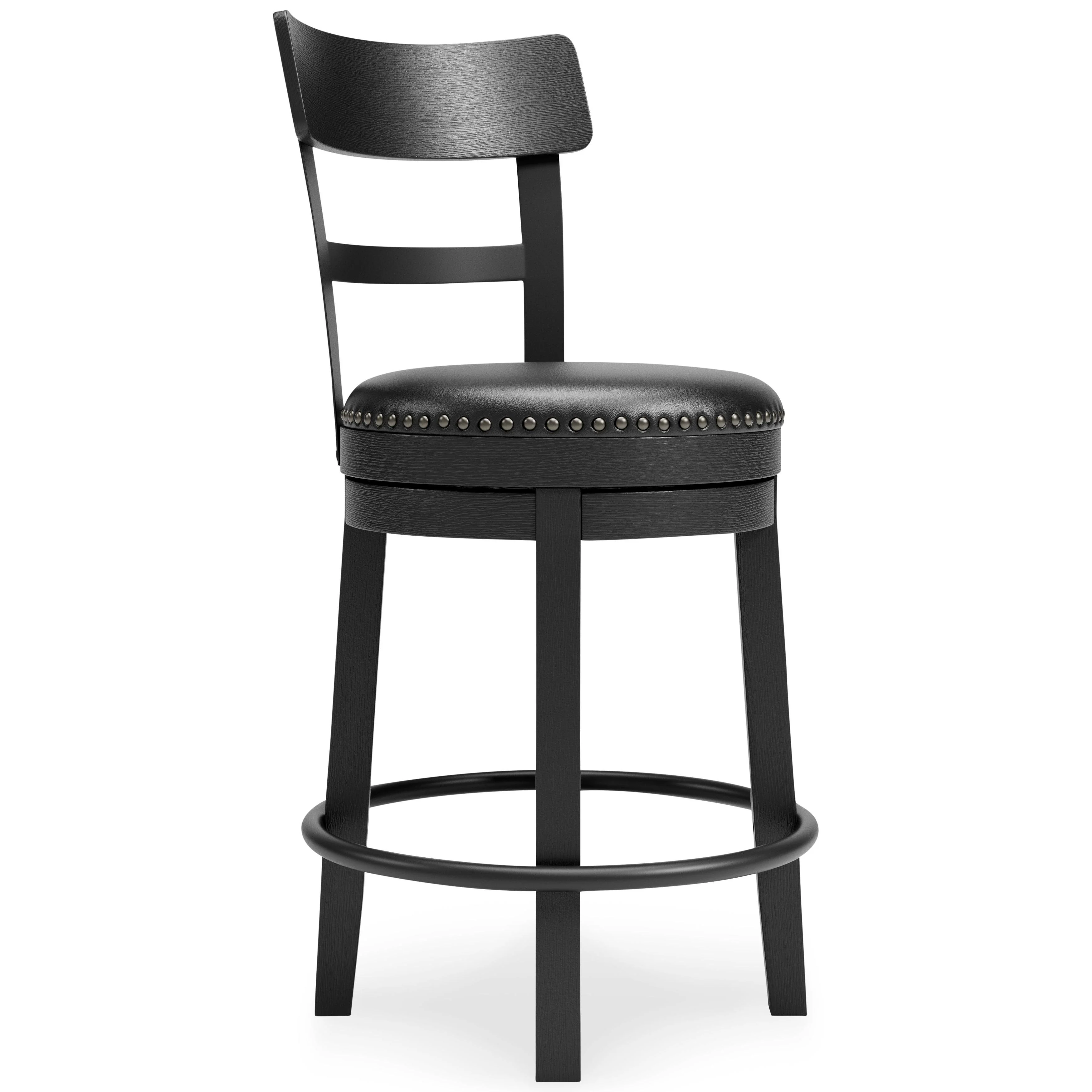 Valebeck Black Counter Height Bar Stool - Image 3