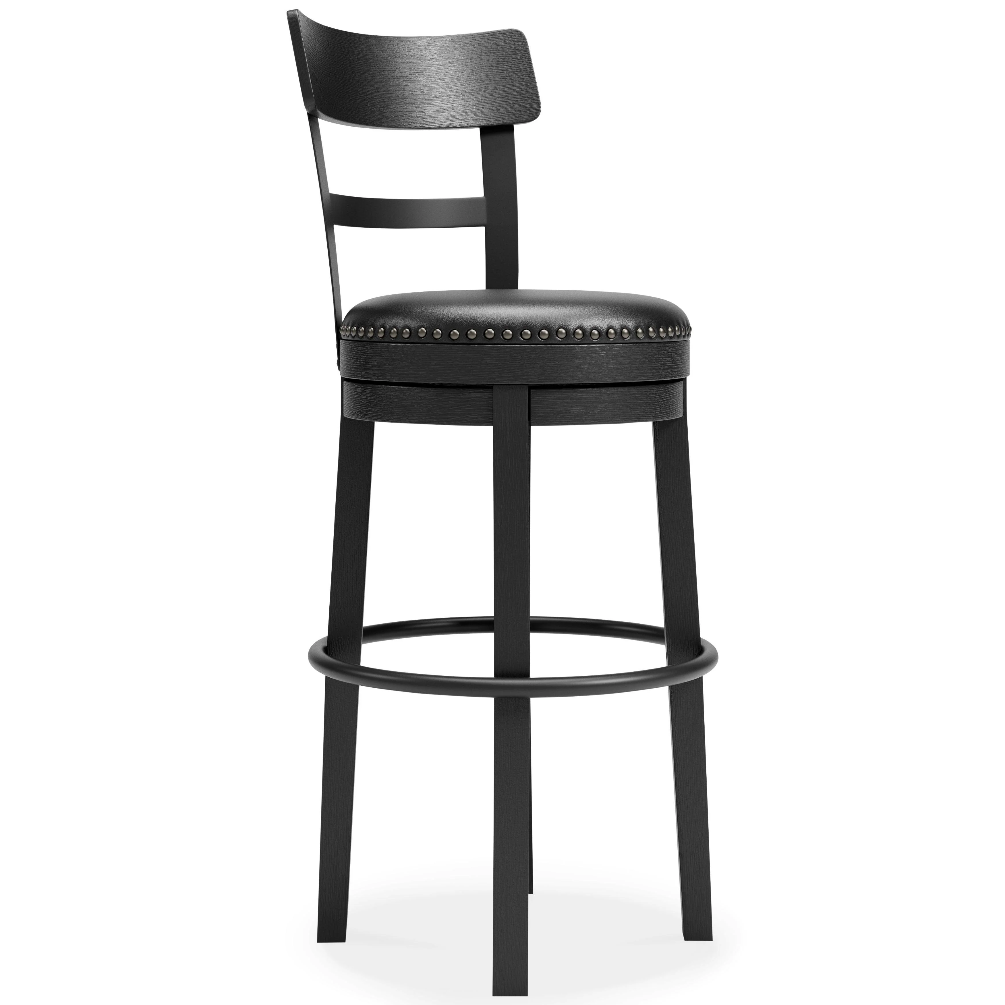Valebeck Black Bar Height Stool - Image 2