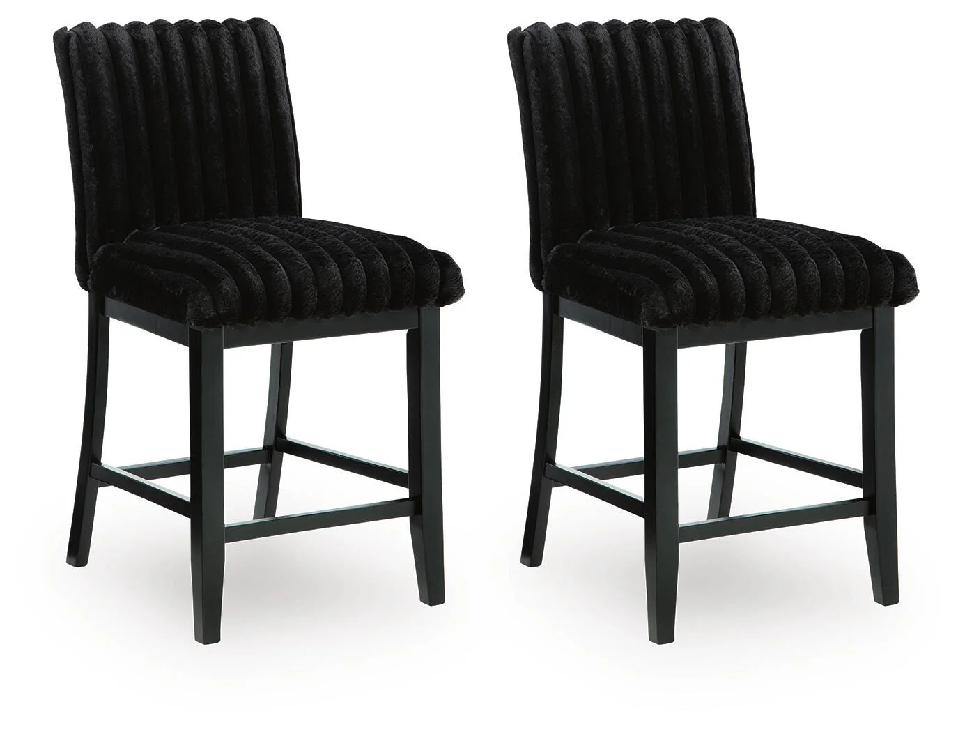 Mervannie Black Counter Height Barstool - Image 2