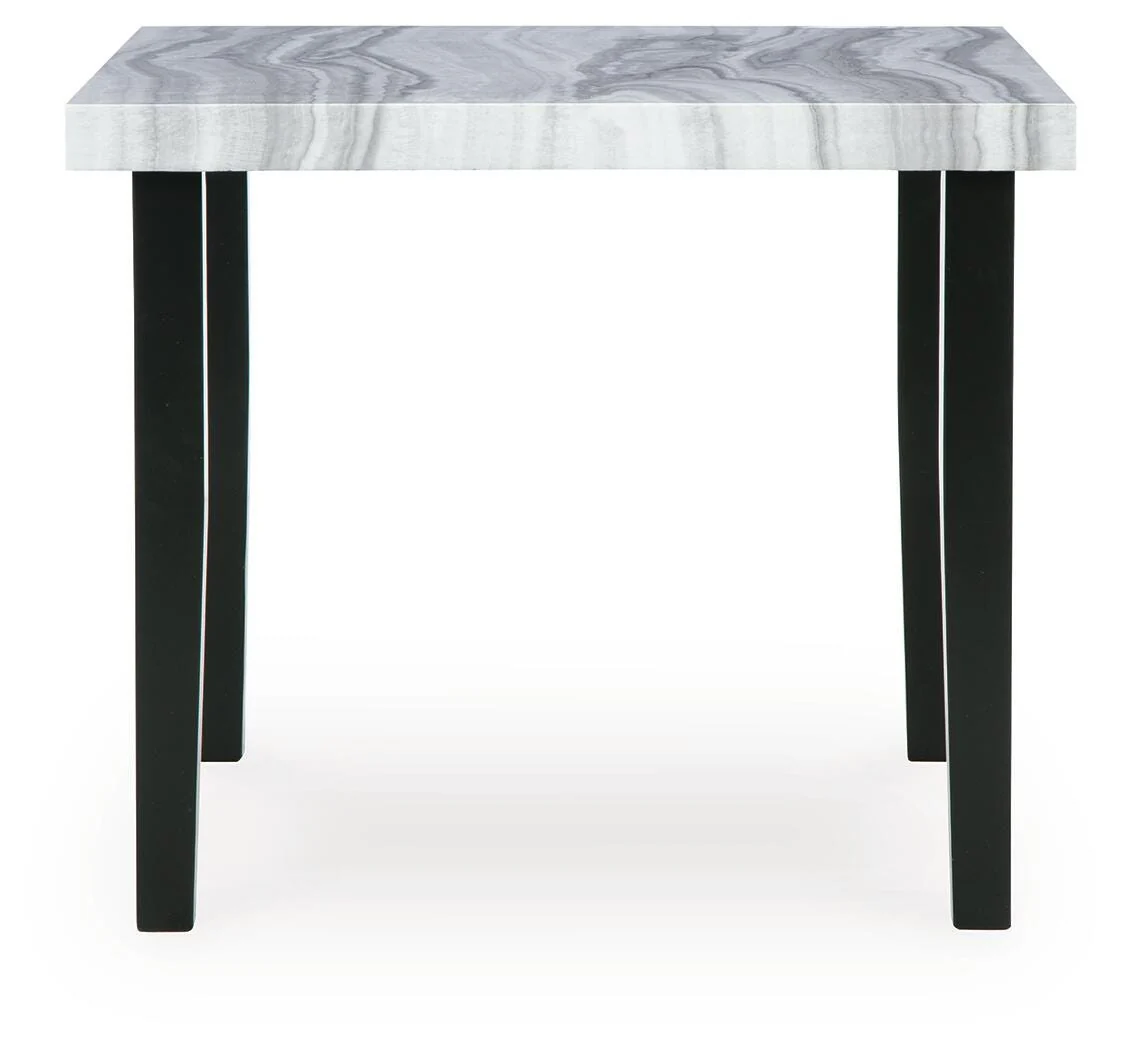 Mervannie Gray/Black Counter Height Dining Table - Image 3