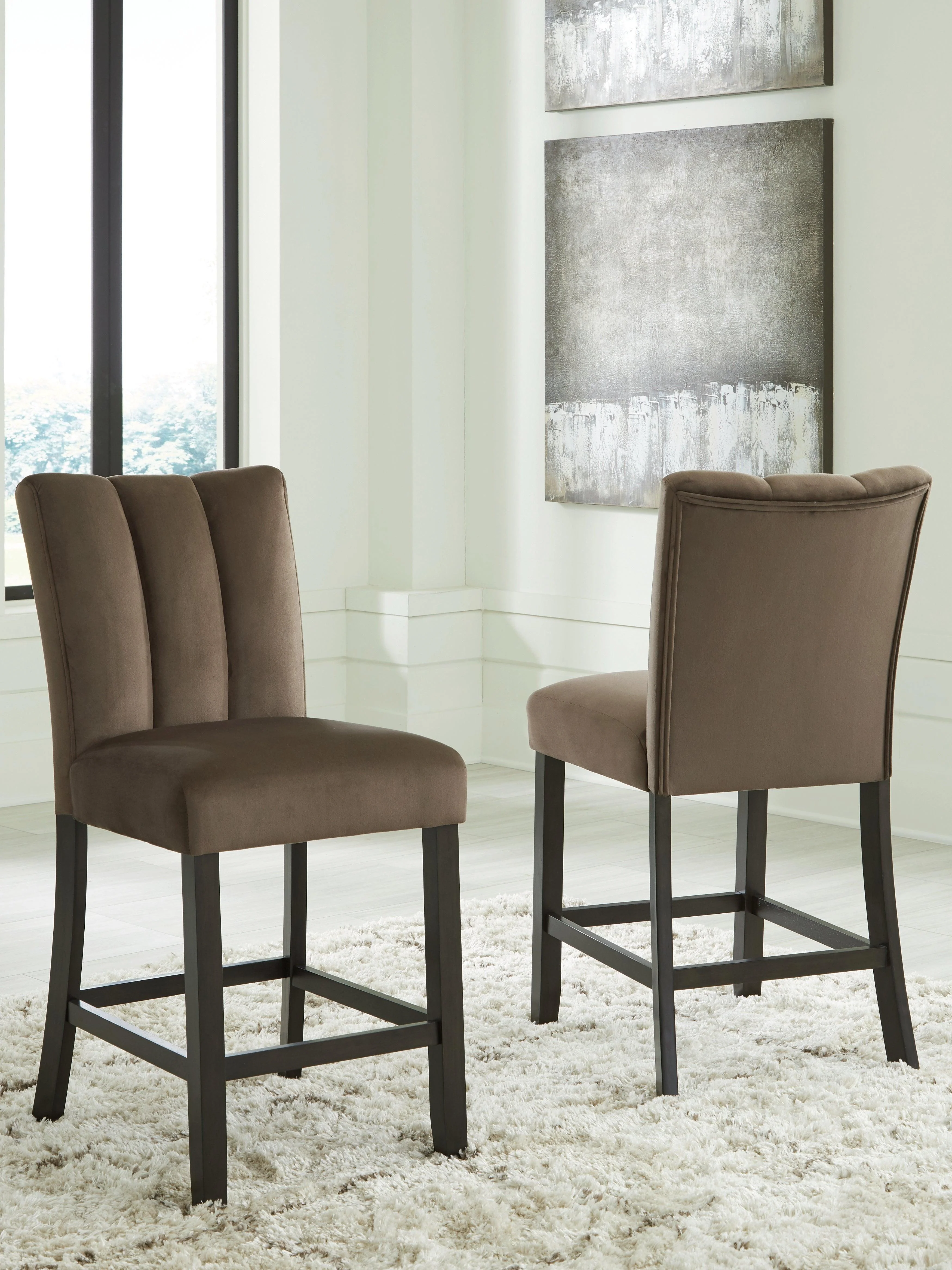 Jeshina Mocha Counter Height Barstool - Image 3