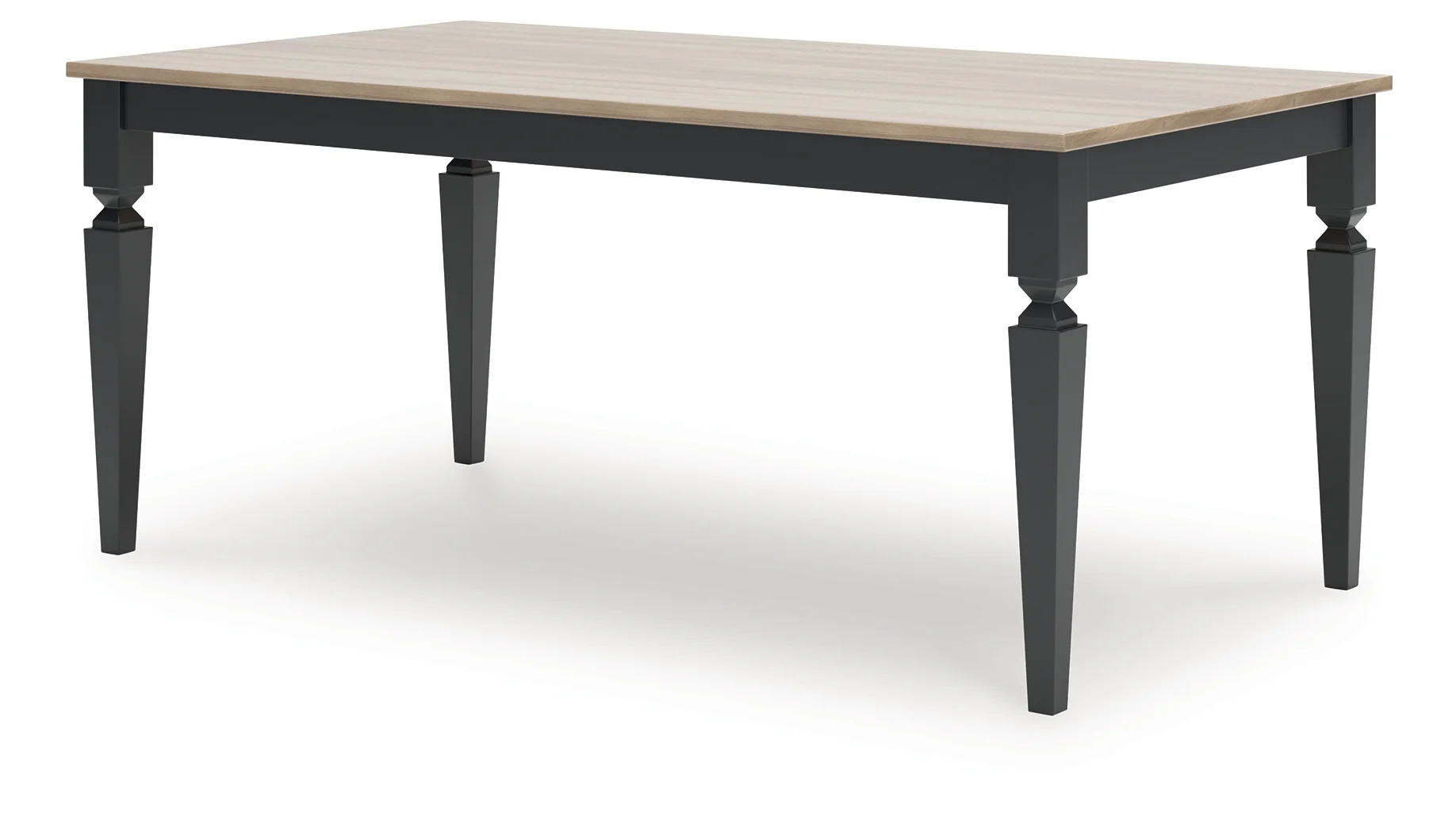 Brenkerton Grayish Brown/Black Dining Table - Image 3