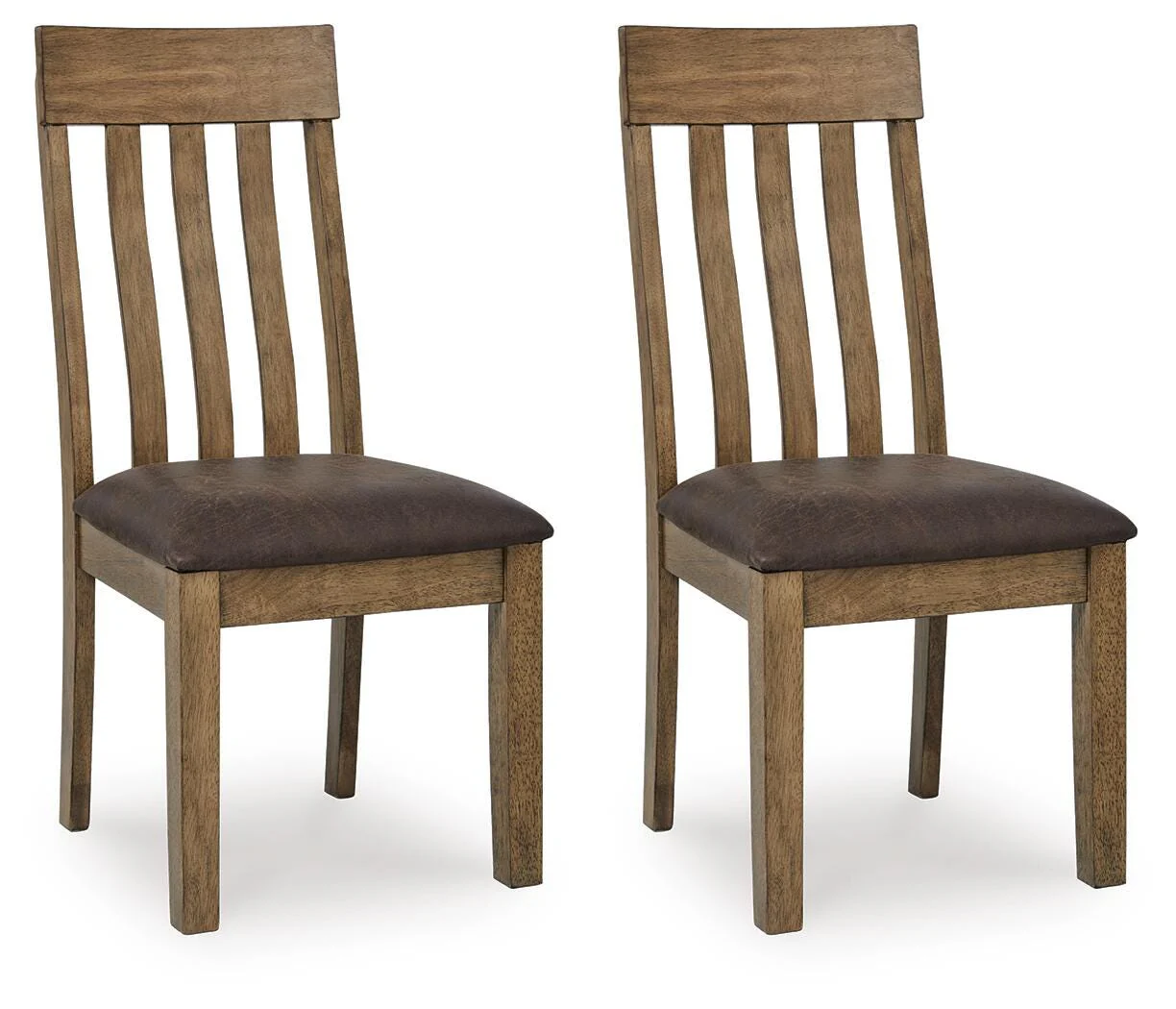 Urbinforte Light Brown Dining Chair - Image 2