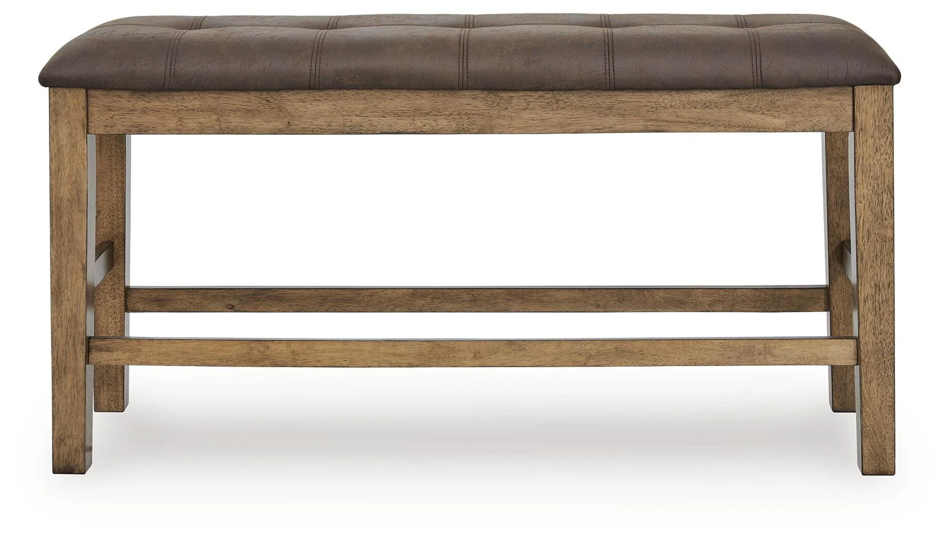 Urbinforte Light Brown Counter Height Dining Bench - Image 3