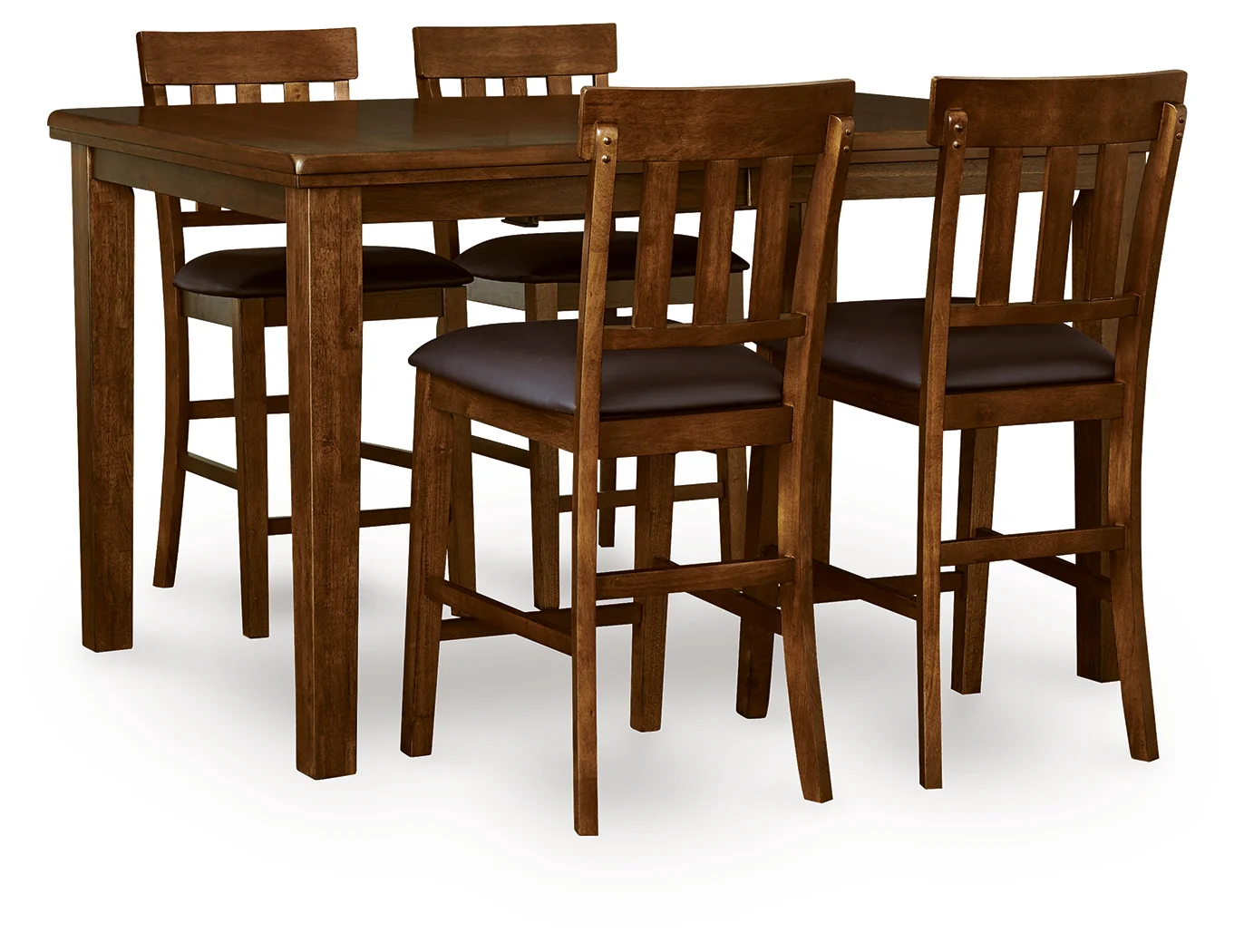 Ralene Medium Brown Counter Height Dining Table And 4 Barstools - Image 3