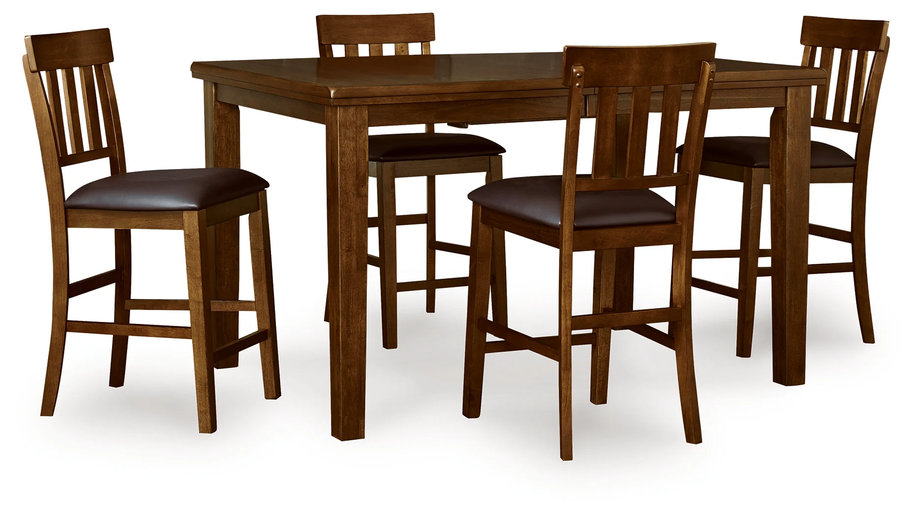 Ralene Medium Brown Counter Height Dining Table And 4 Barstools - Image 2