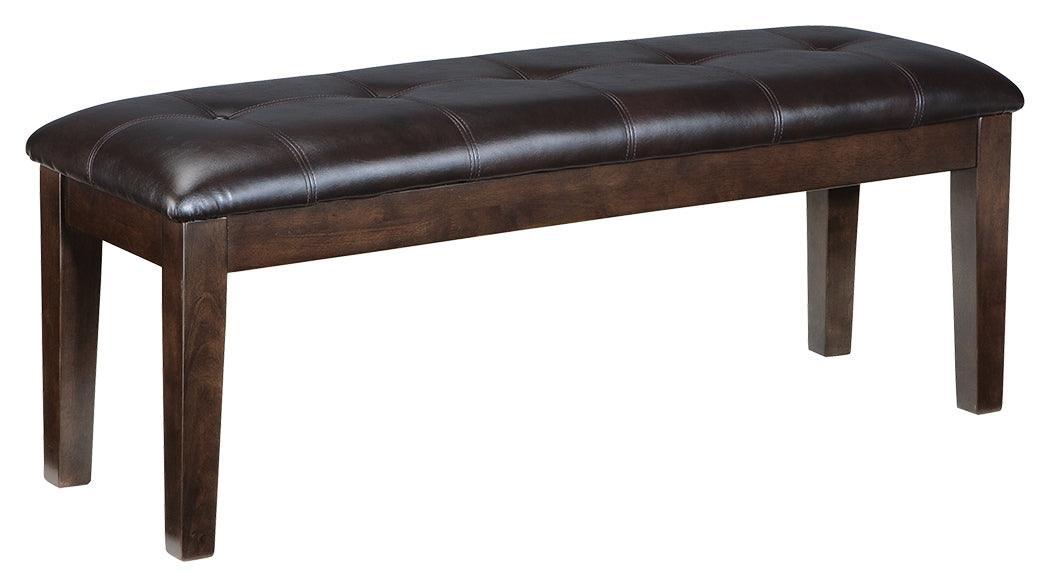 Haddigan Dark Brown Dining Bench - Image 2