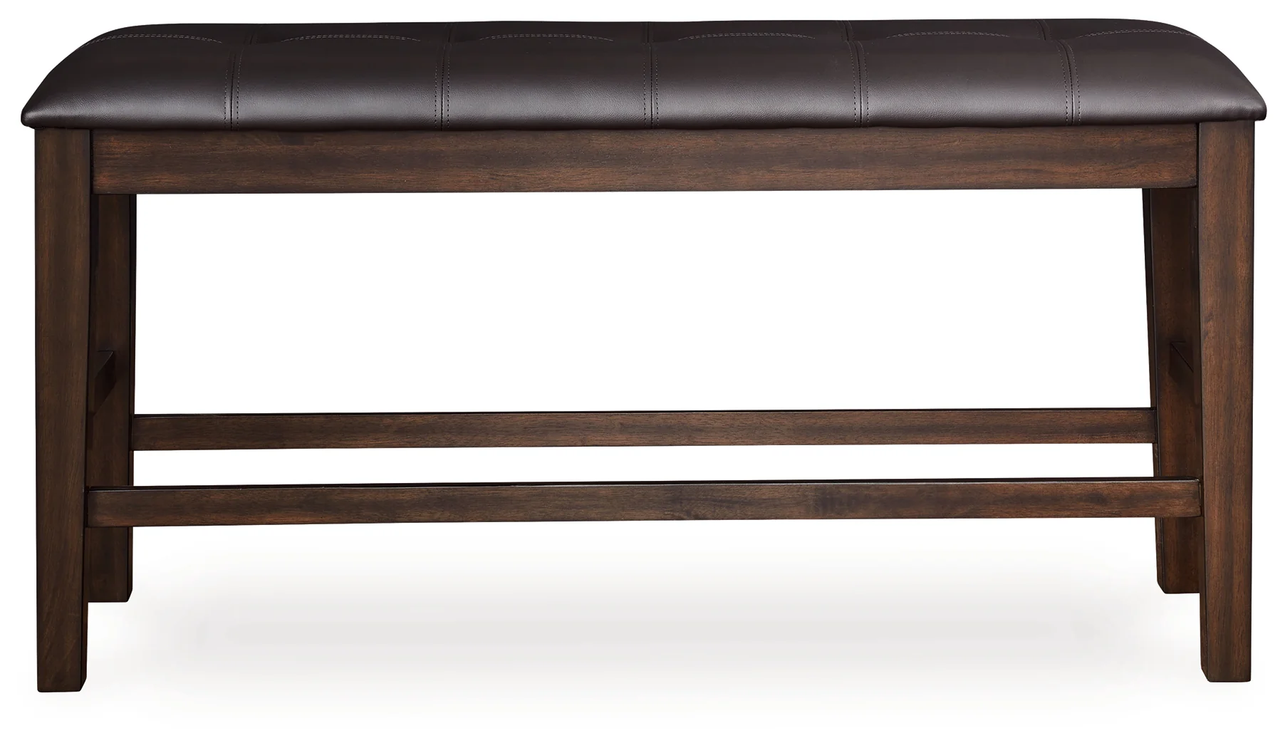 Haddigan Dark Brown Counter Height Dining Bench - Image 3