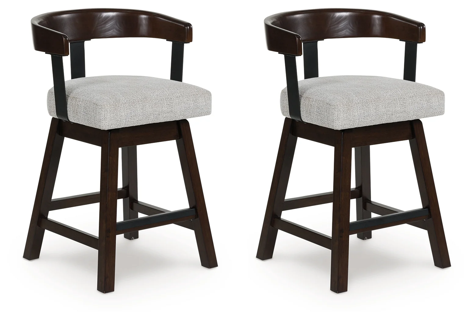 Haddigan Dark Brown Counter Height Barstool - Image 2