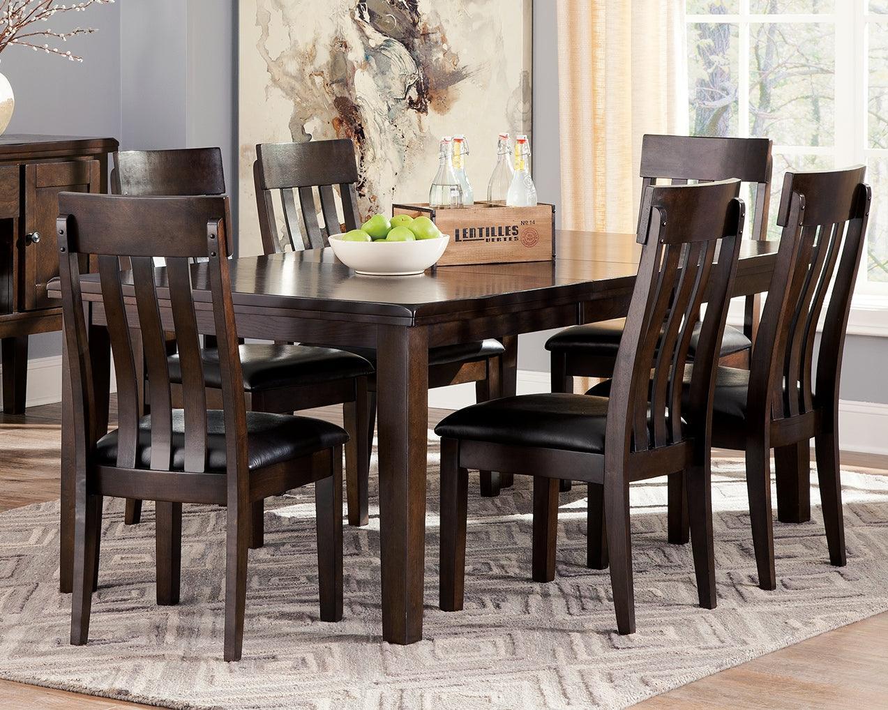 Haddigan Dark Brown Dining Extension Table - Image 1
