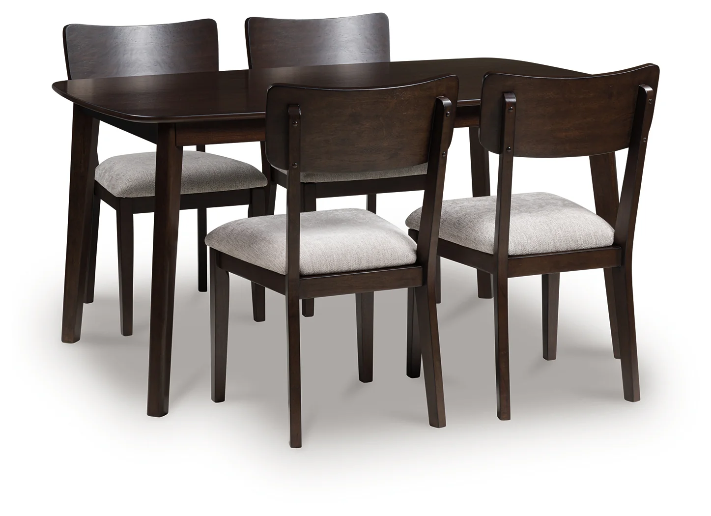 Mallenette Merlot Dining Table and 4 Chairs (Set of 5) - Image 2