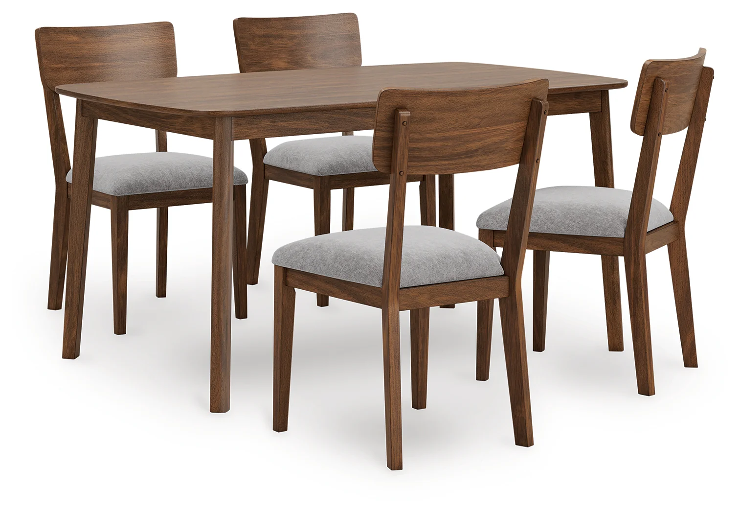 Tameride Brown Dining Table and 4 Chairs (Set of 5) - Image 2
