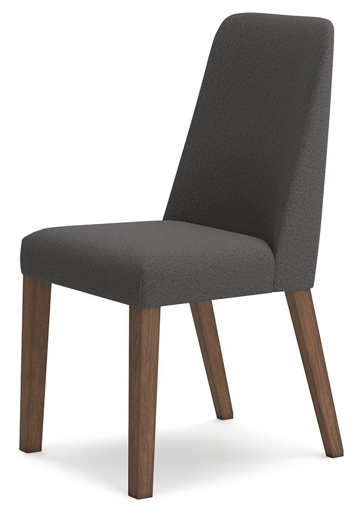 Lyncott Charcoal Brown Dining Chair - Image 3