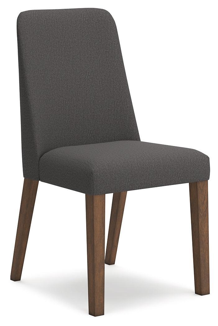 Lyncott Charcoal Brown Dining Chair - Image 2