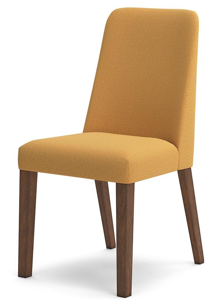 Lyncott Mustard Brown Dining Chair - Image 3