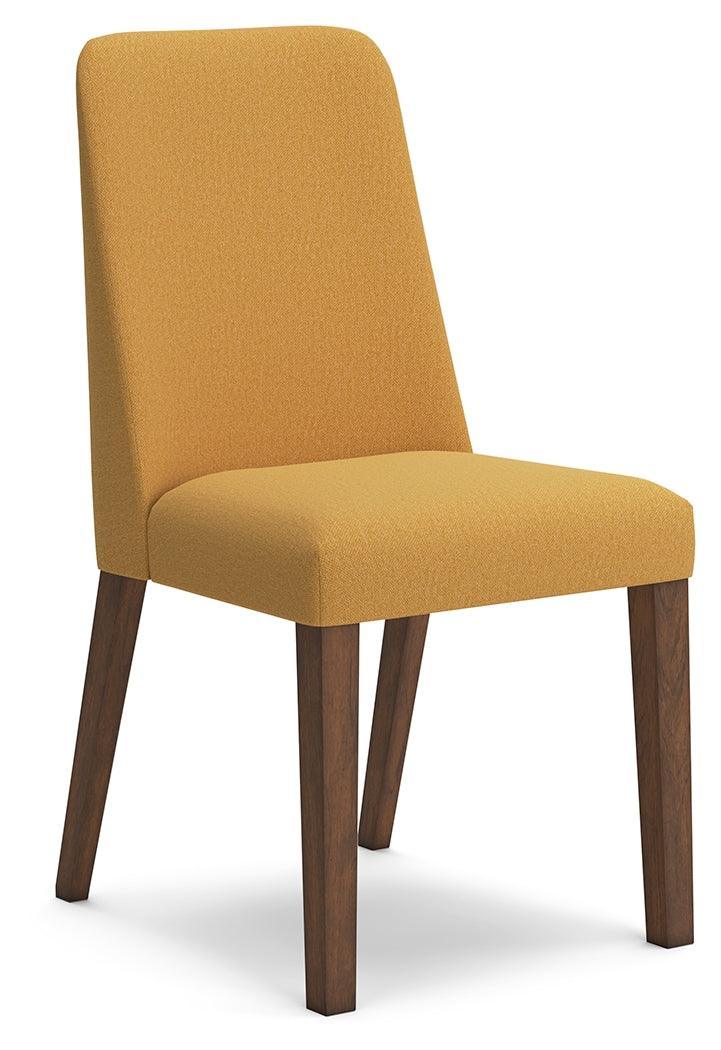 Lyncott Mustard Brown Dining Chair - Image 2