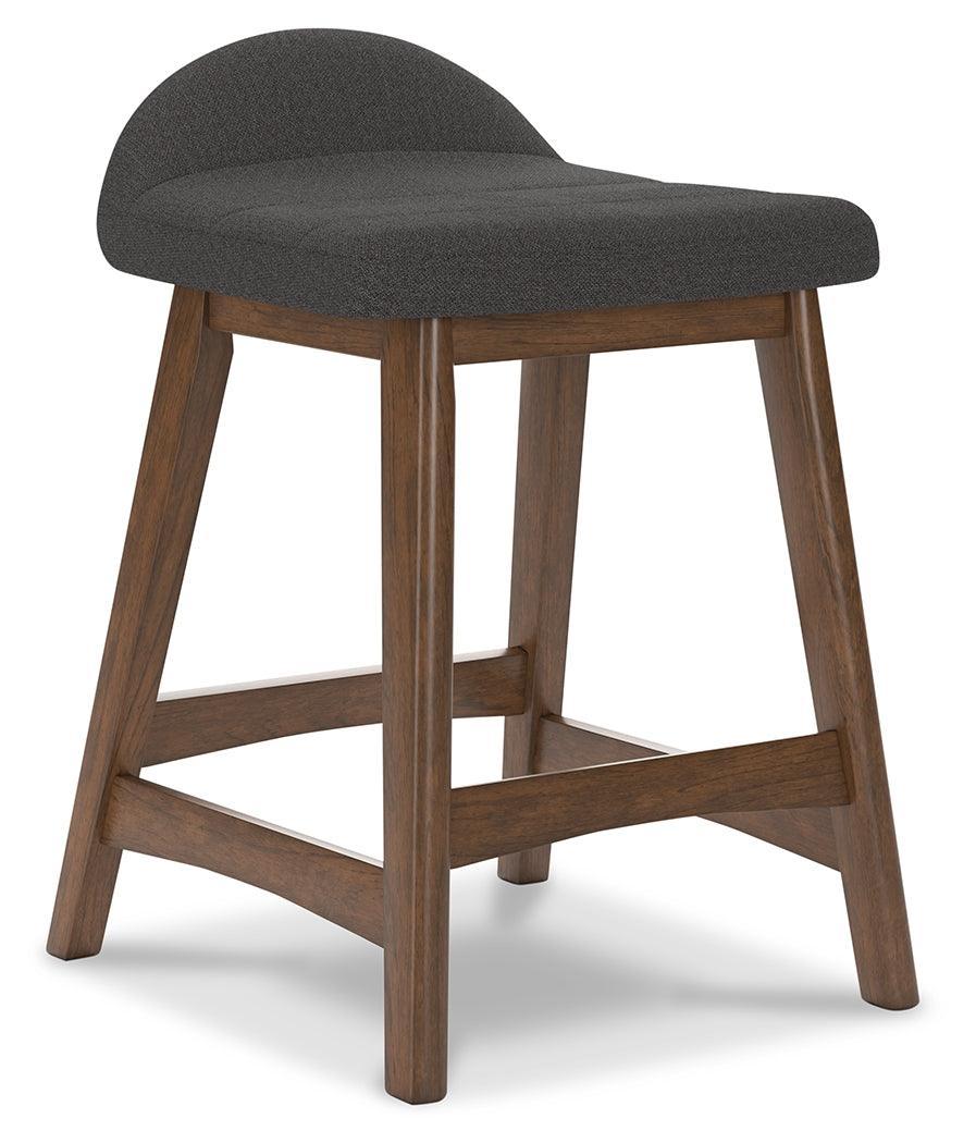 Lyncott Charcoal Brown Counter Height Bar Stool - Image 2