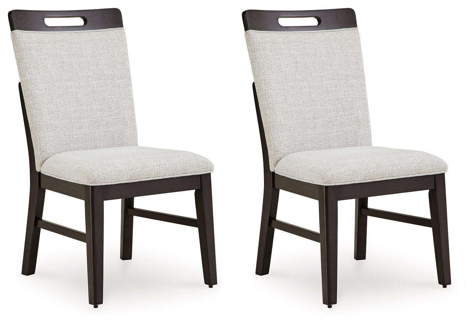 Neymorton Light Gray/Brown Dining Chair - Image 2