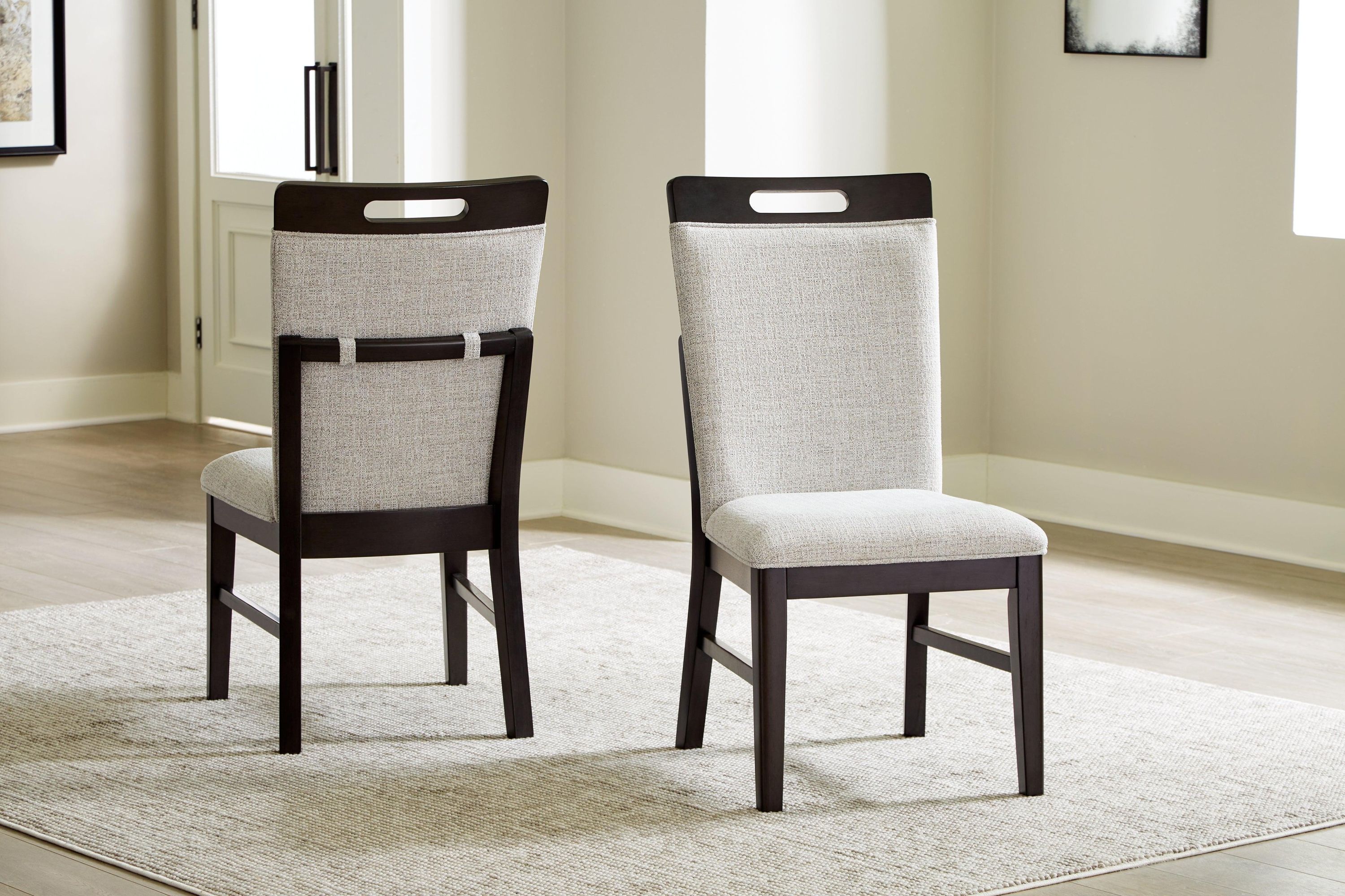 Neymorton Light Gray/Brown Dining Chair - Image 3