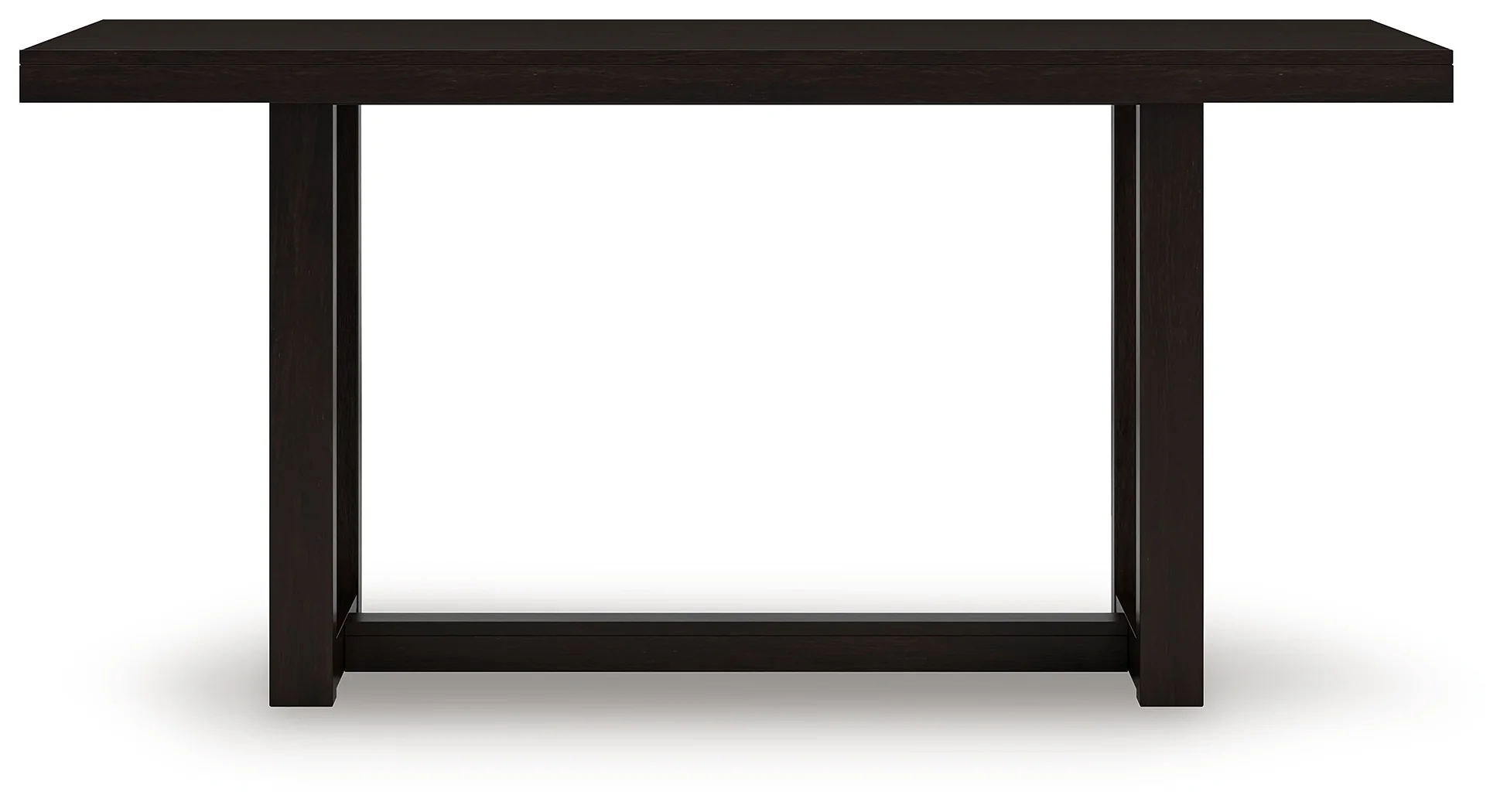 Neymorton Dark Grayish Brown Counter Height Dining Table - Image 3