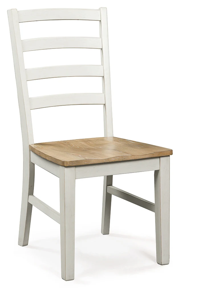Purlaney Antique White/Natural Dining Chair - Image 2
