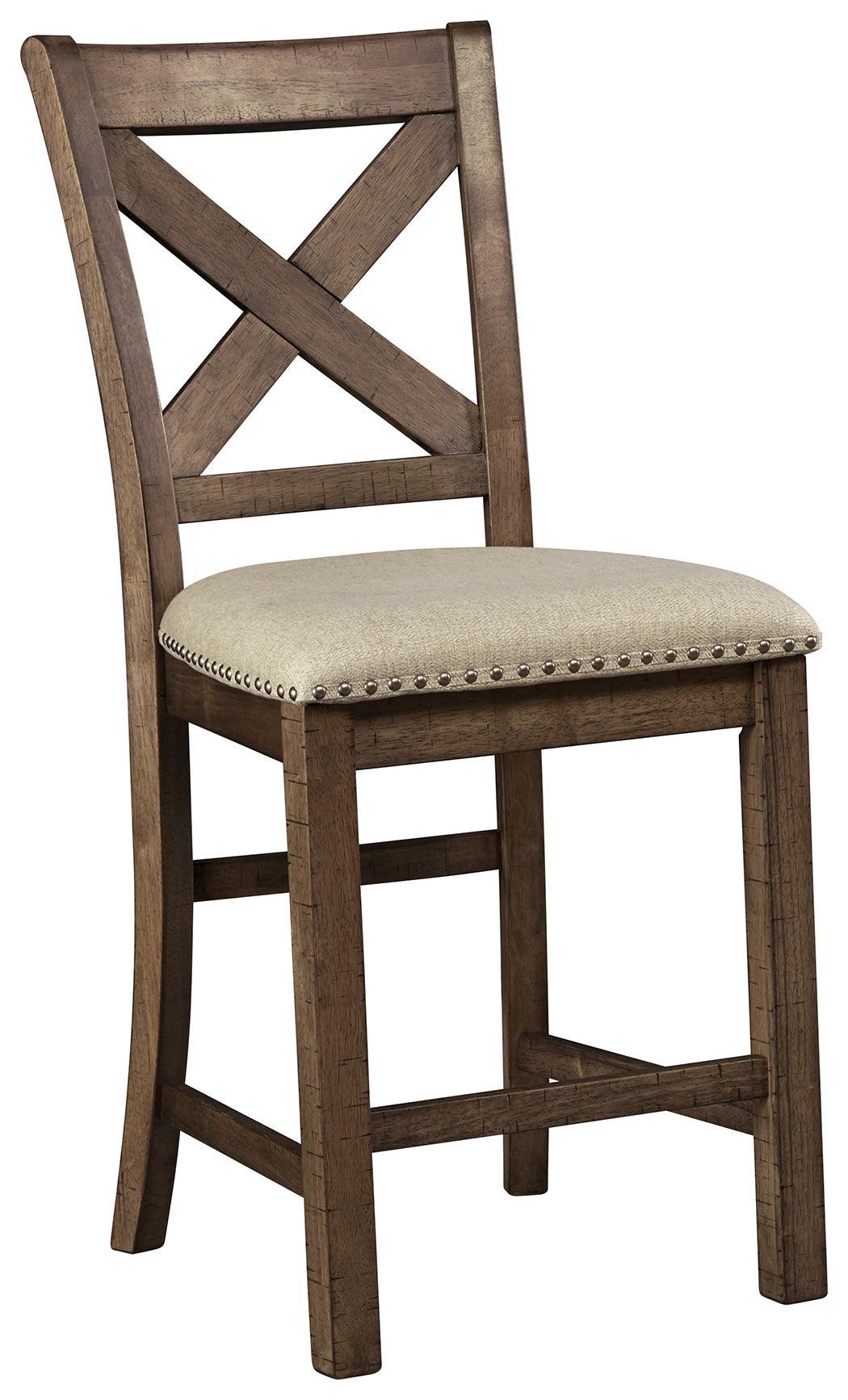 Moriville Beige Counter Height Bar Stool - Image 2
