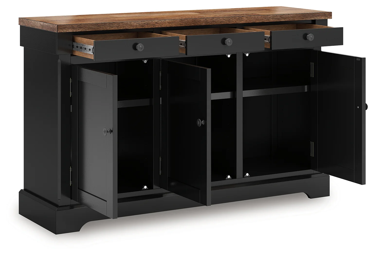Wildenauer Brown/Black Dining Buffet - Image 3