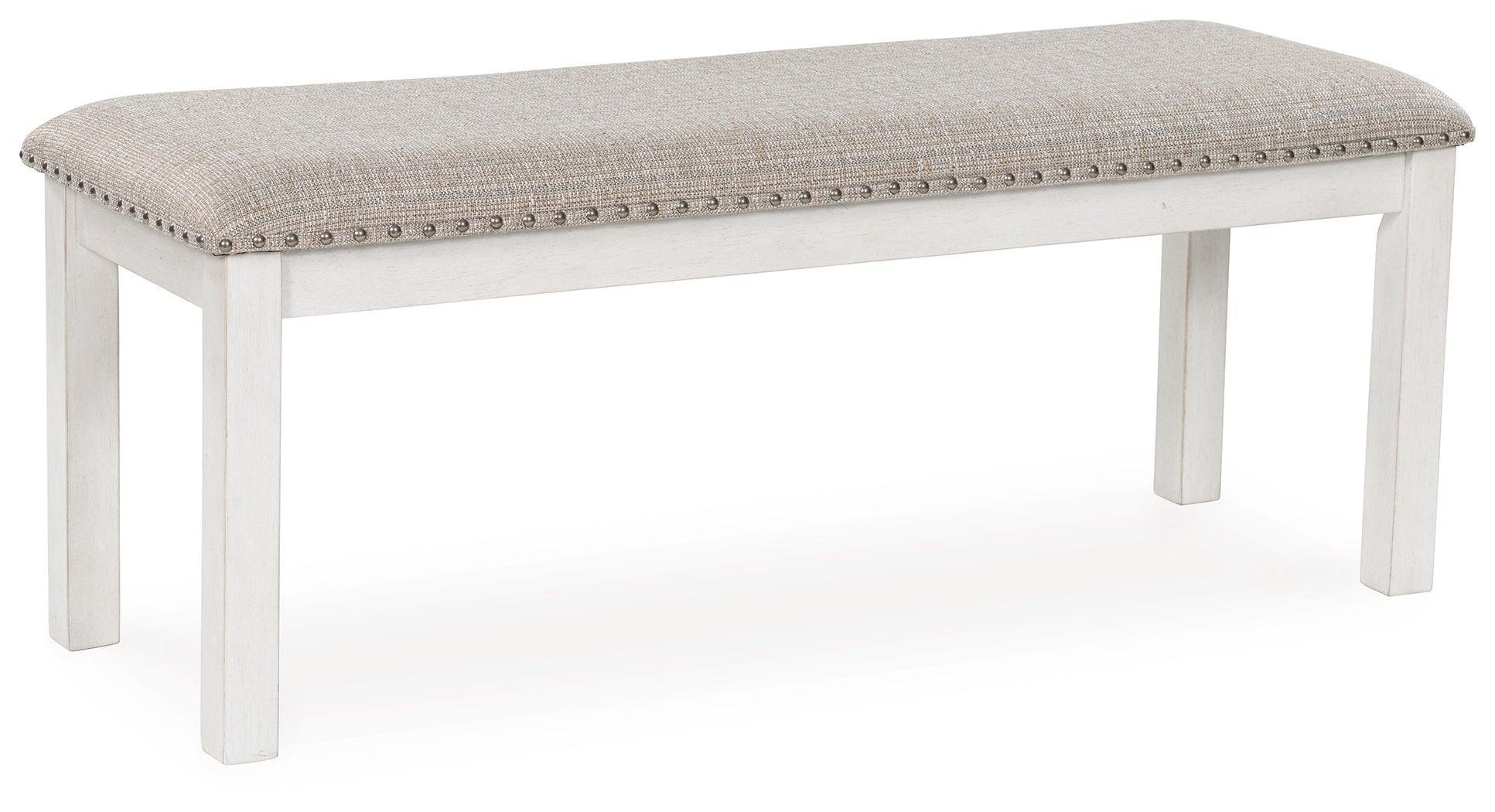 Robbinsdale Antique White 48" Dining Bench - Image 2