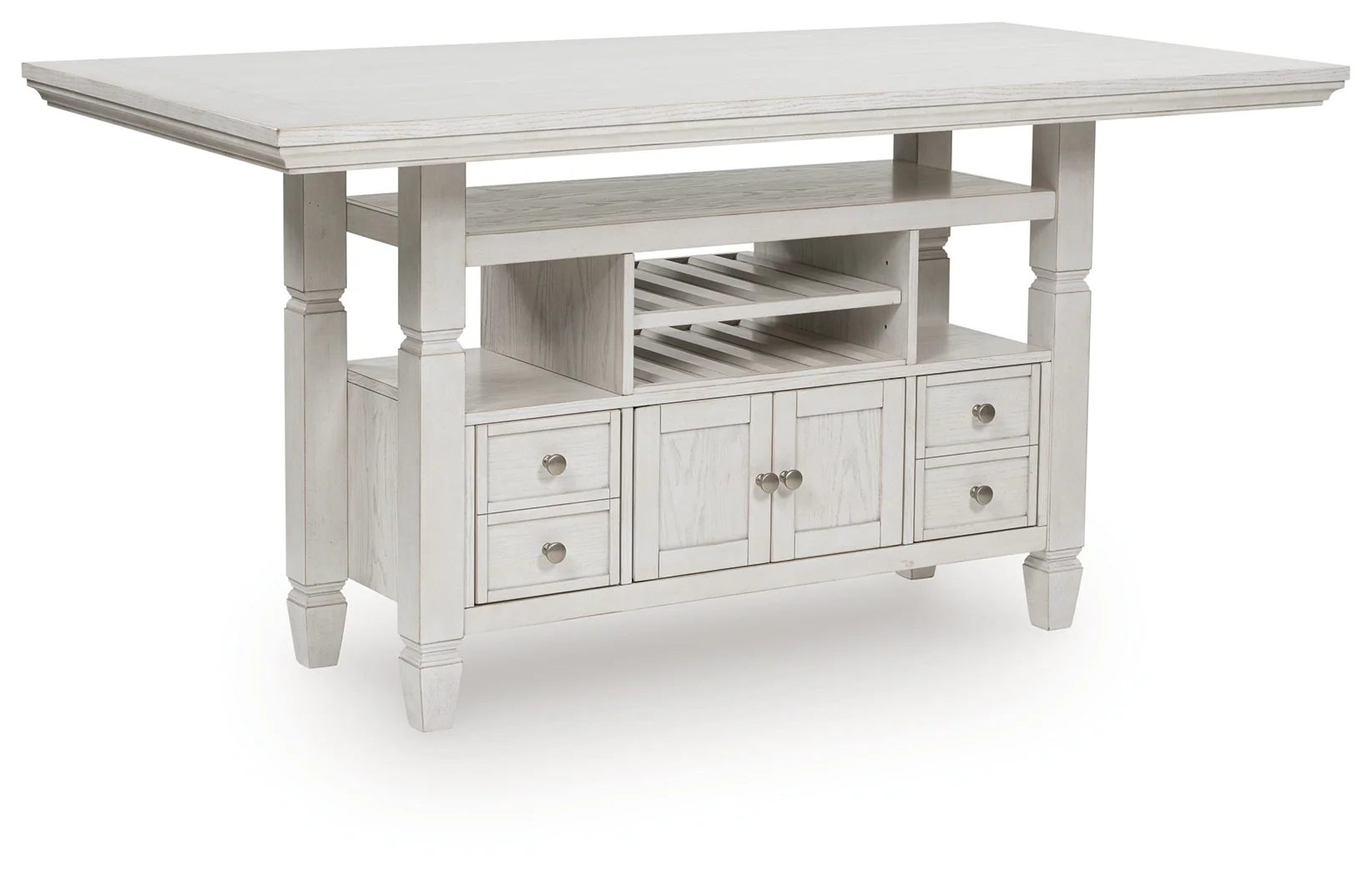 Robbinsdale Antique White Counter Height Dining Table - Image 2