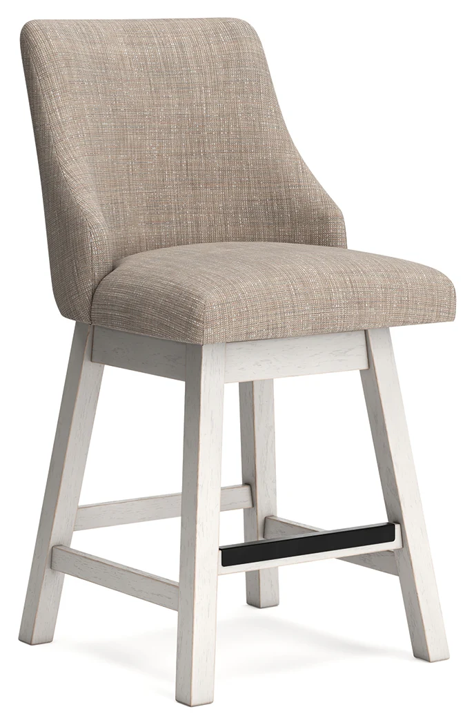 Robbinsdale Antique White Counter Height Barstool - Image 2