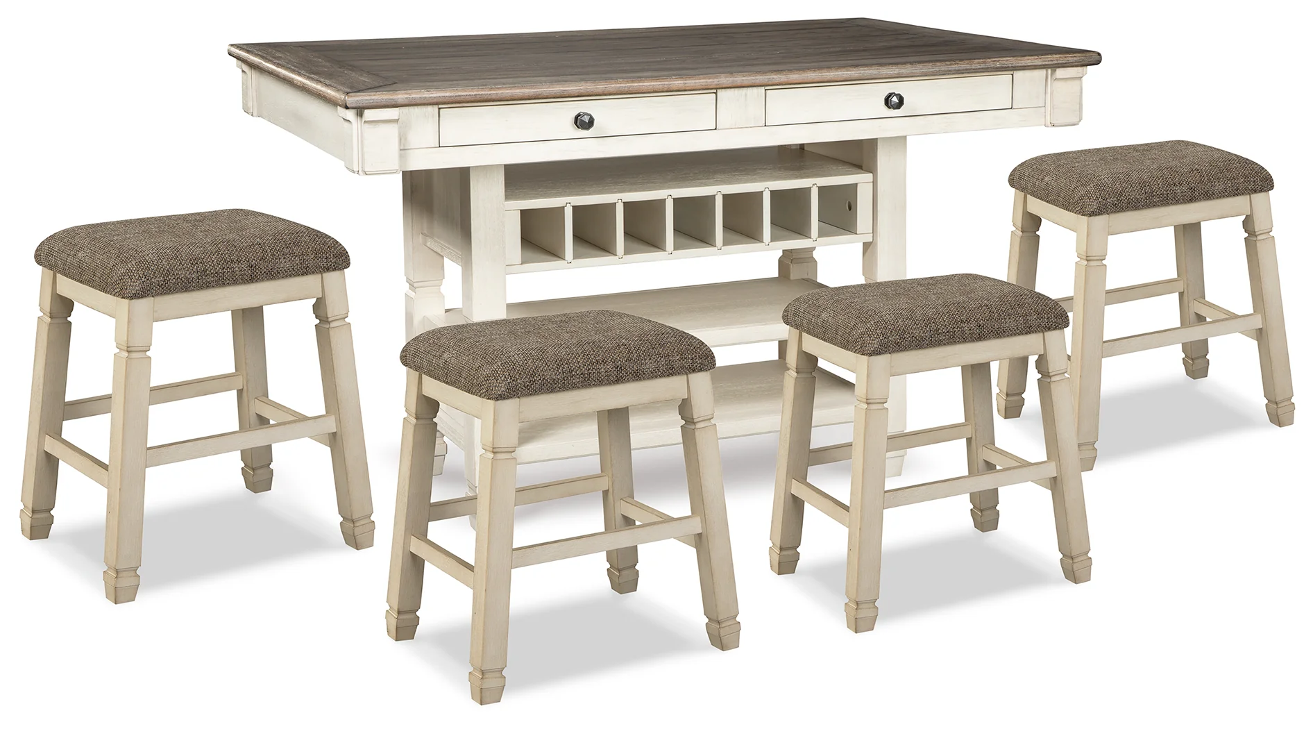 Bolanburg Two-tone Counter Height Dining Table and 4 Barstools - Image 2