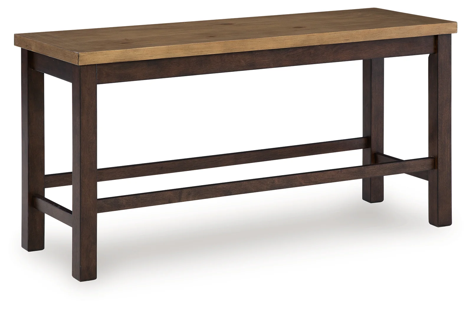 Rylandeen Light Brown/Dark Brown Counter Height Dining Bench - Image 2