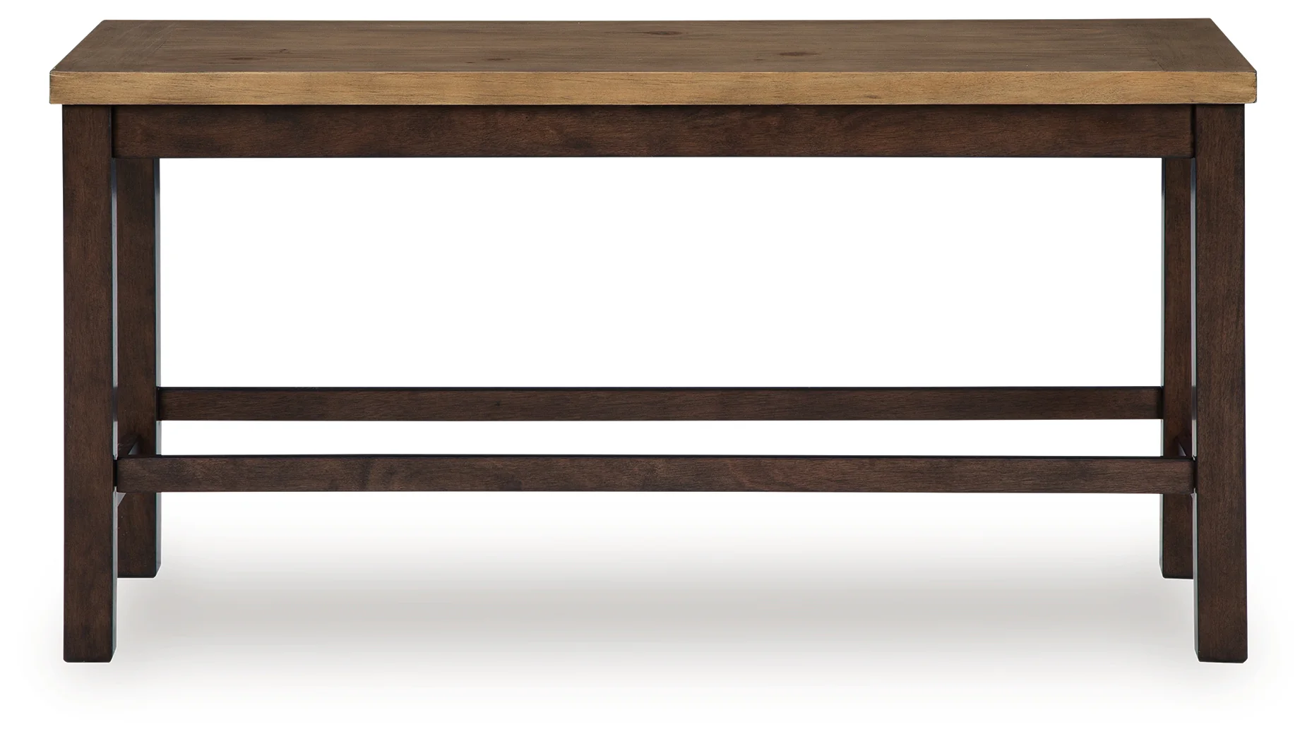 Rylandeen Light Brown/Dark Brown Counter Height Dining Bench - Image 3