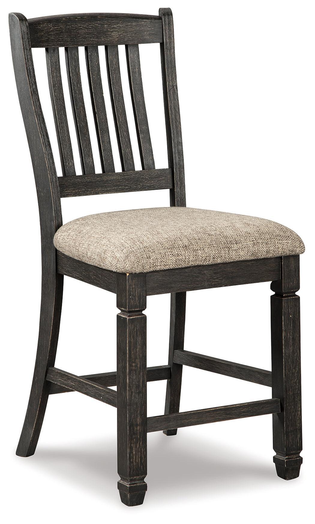Tyler Creek Black Grayish Brown Counter Height Bar Stool - Image 2