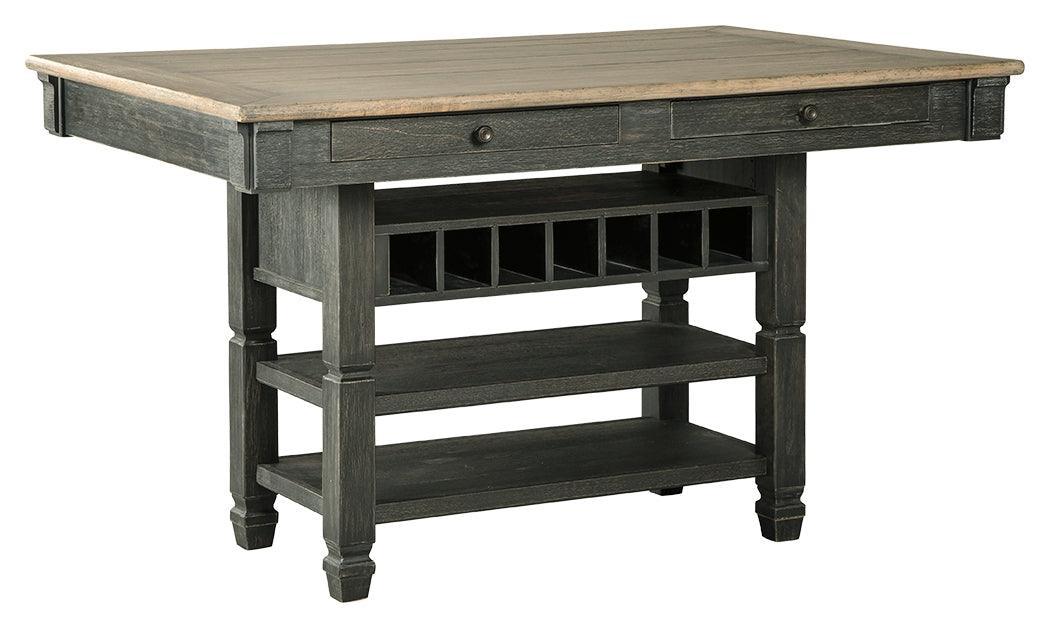 Tyler Creek Black Gray Counter Height Dining Table - Image 2