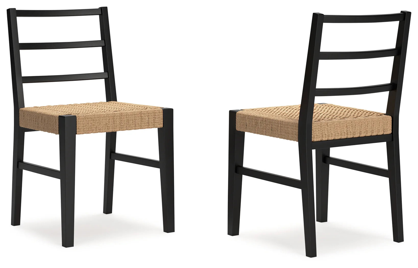 Isanti Light Brown/Black Dining Chair - Image 2