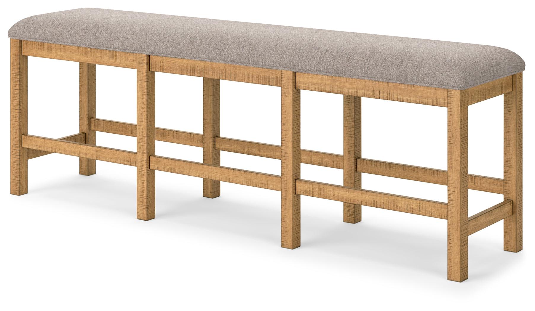 Havonplane Brown 72" Counter Height Dining Bench - Image 3