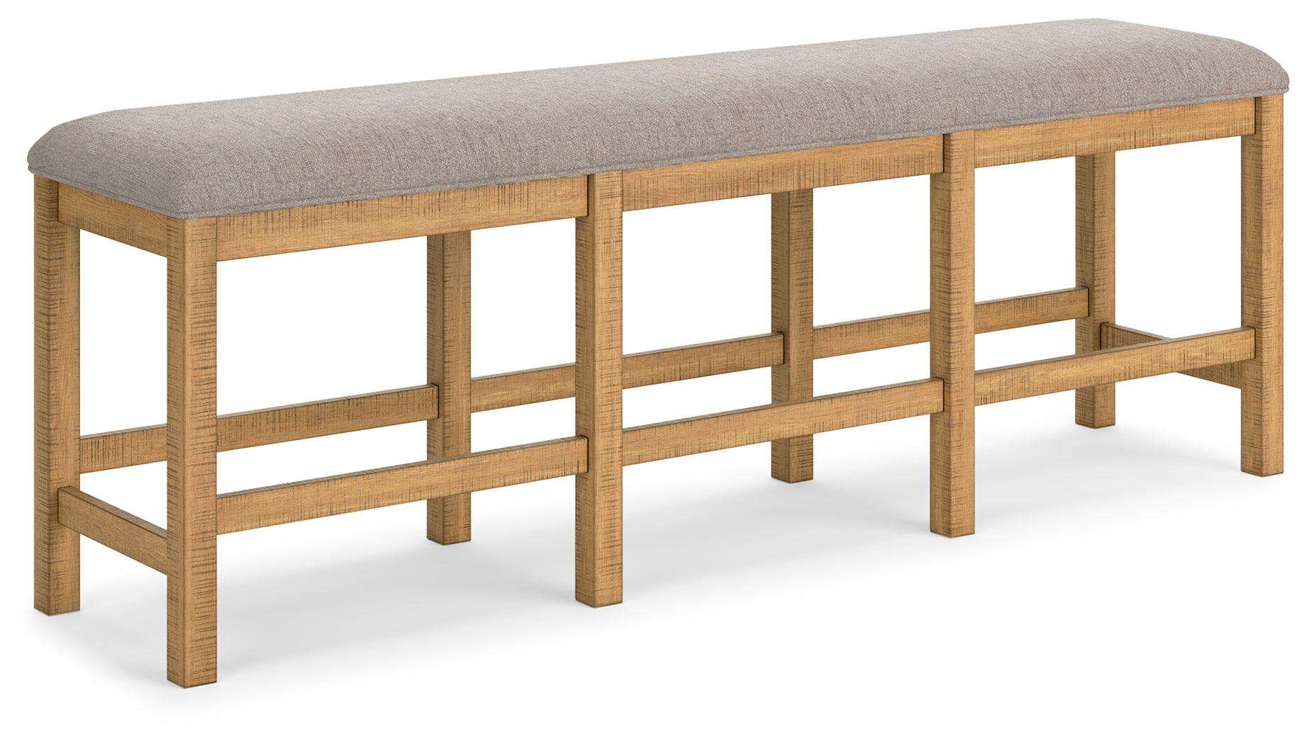 Havonplane Brown 72" Counter Height Dining Bench - Image 2