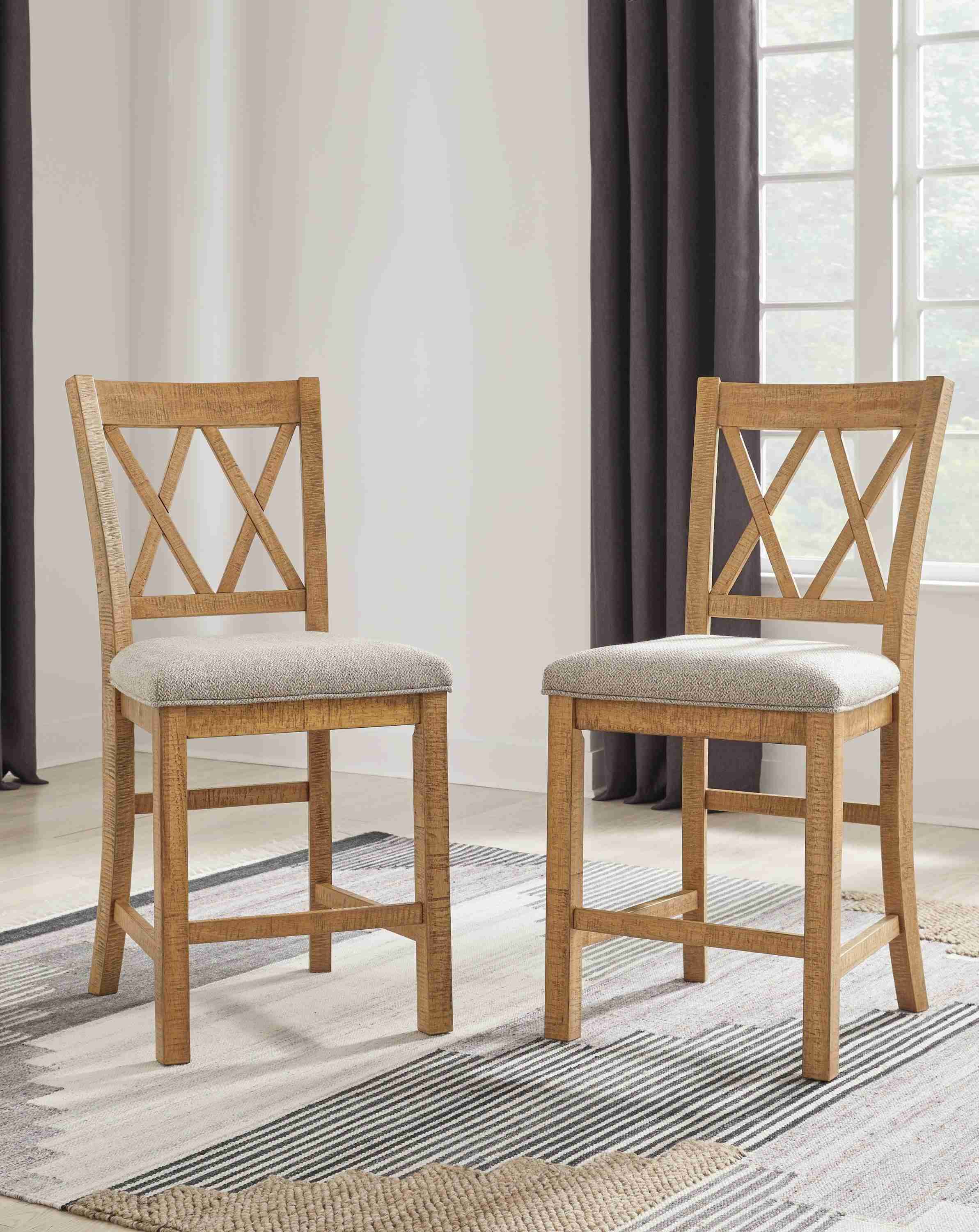 Havonplane Brown Counter Height Barstool - Image 3