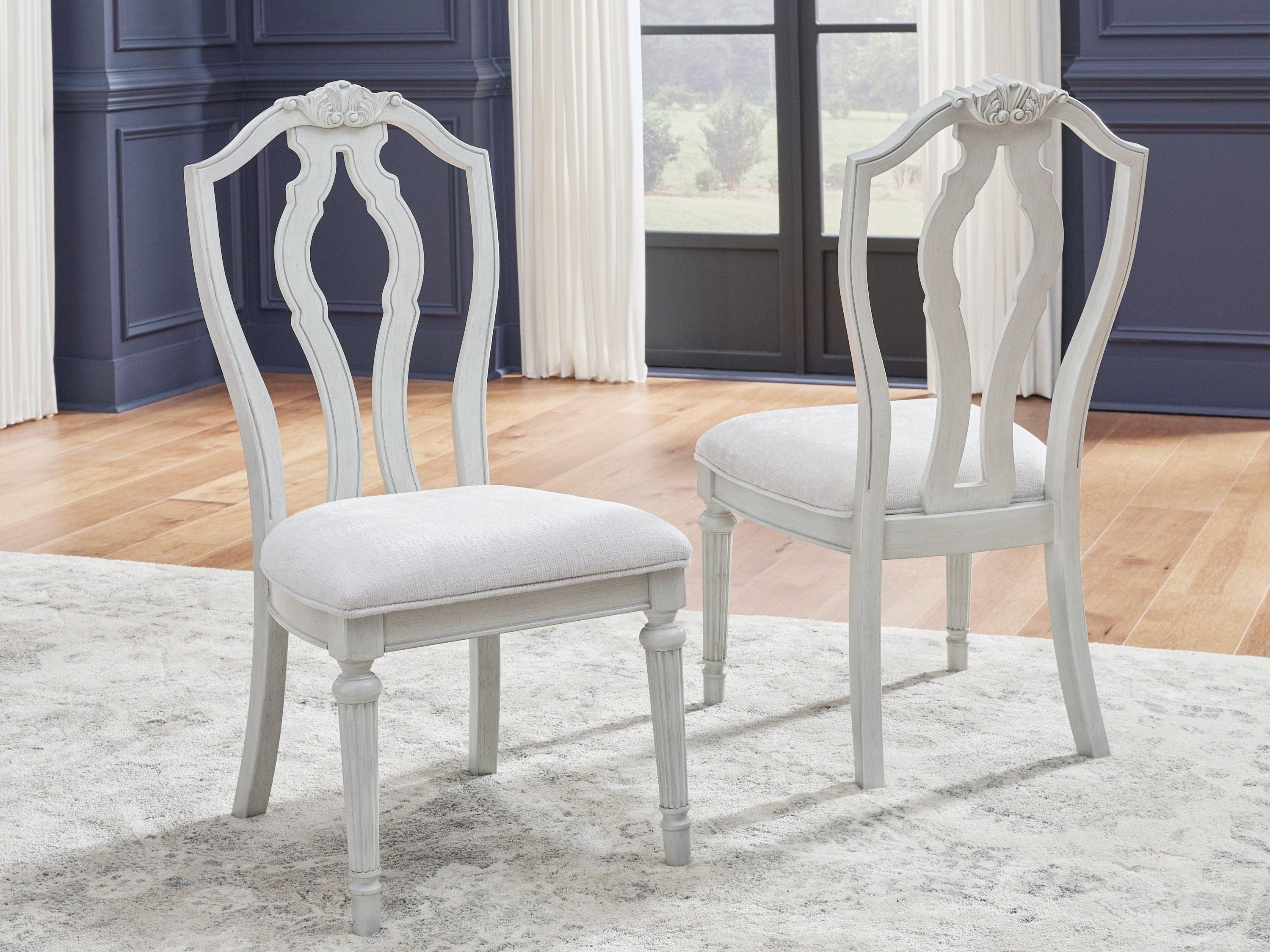 Montelaine Antique White Dining Chair - Image 3
