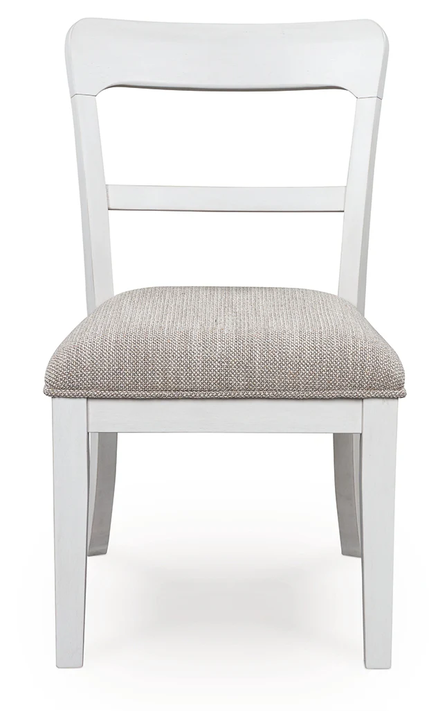 Greddinton White Dining Chair - Image 3