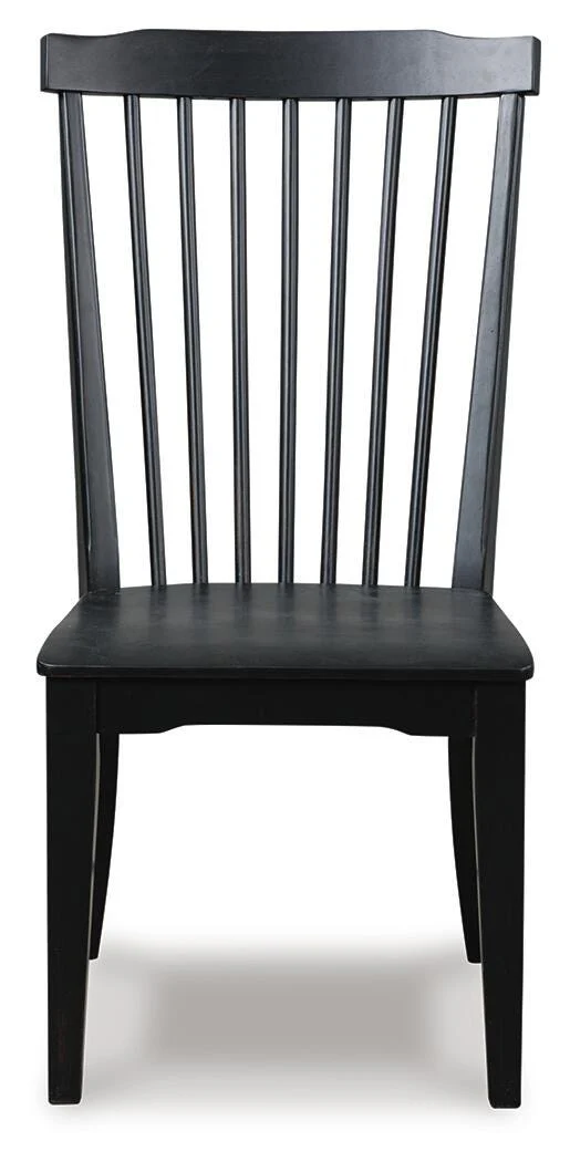 Greddinton Black Dining Chair - Image 3