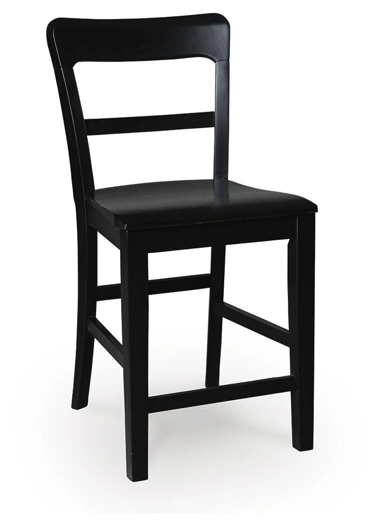 Greddinton Black Counter Height Barstool - Image 1