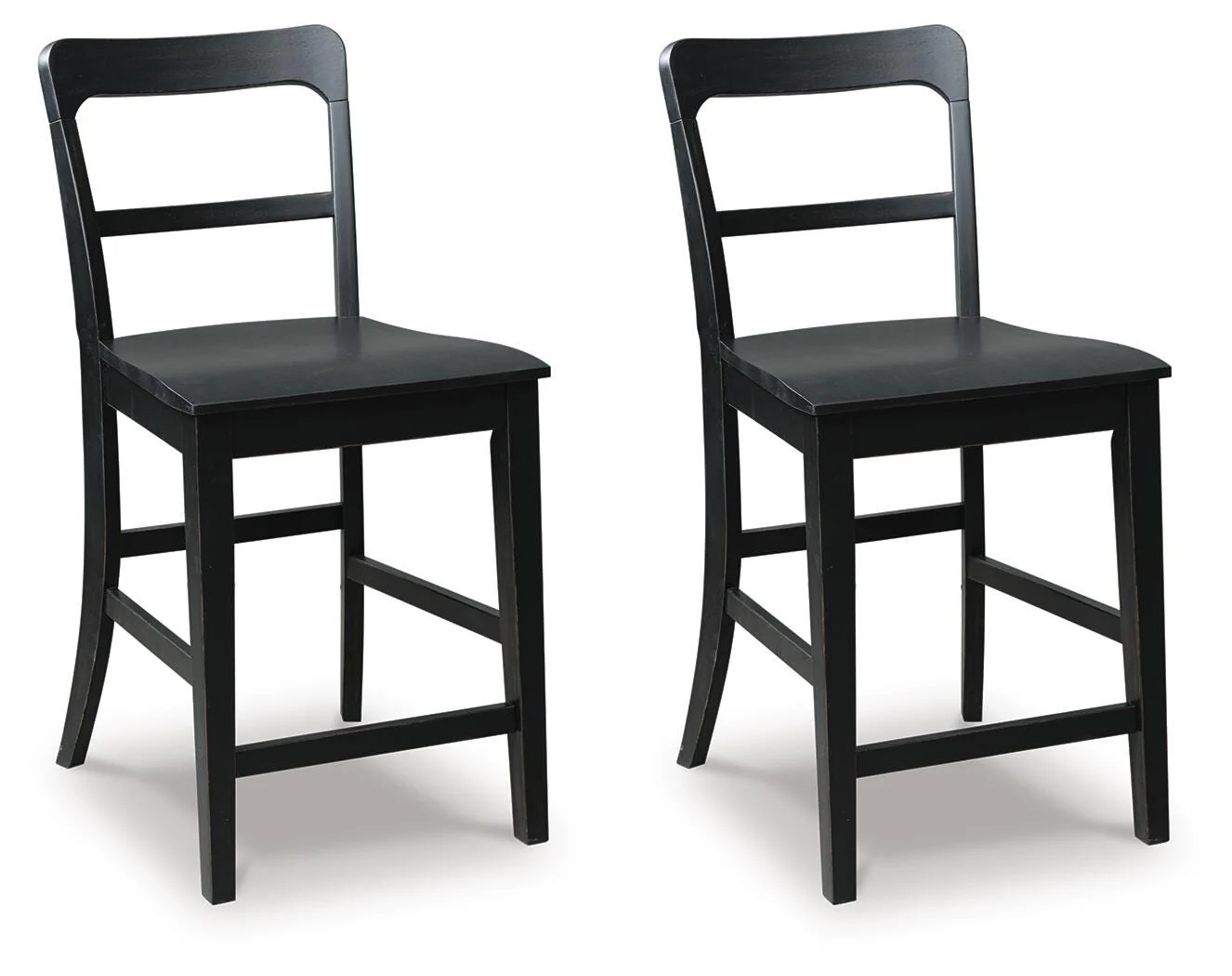 Greddinton Black Counter Height Barstool - Image 2